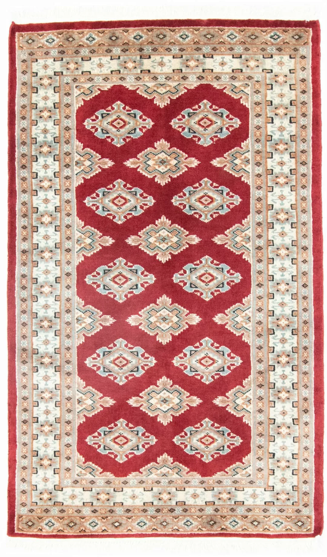 morgenland Teppich »Buchara Teppich handgeknüpft rot«, rechteckig günstig online kaufen