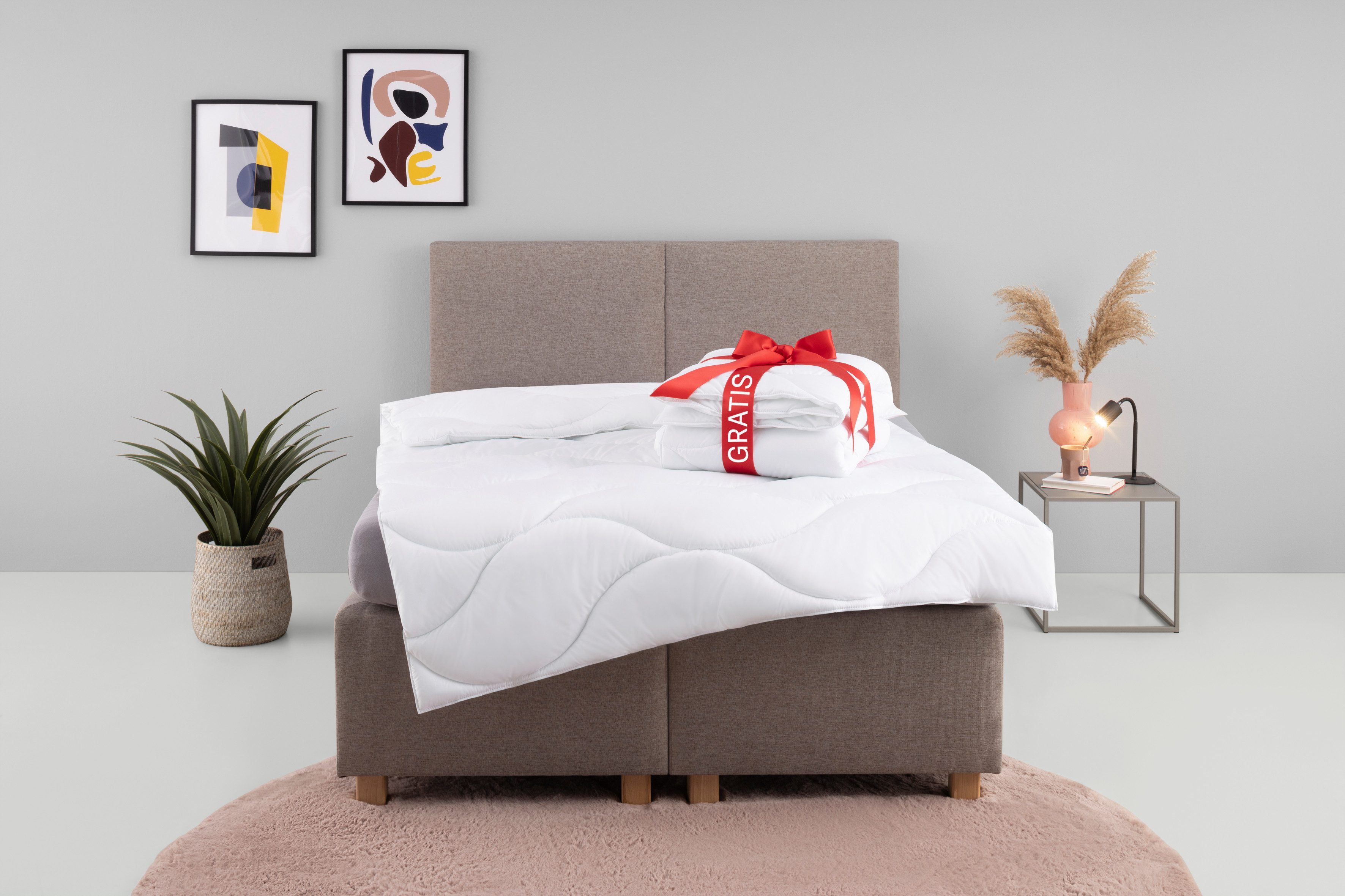 my home Microfaserbettdecke Caelan, kaufe eine günstig online kaufen