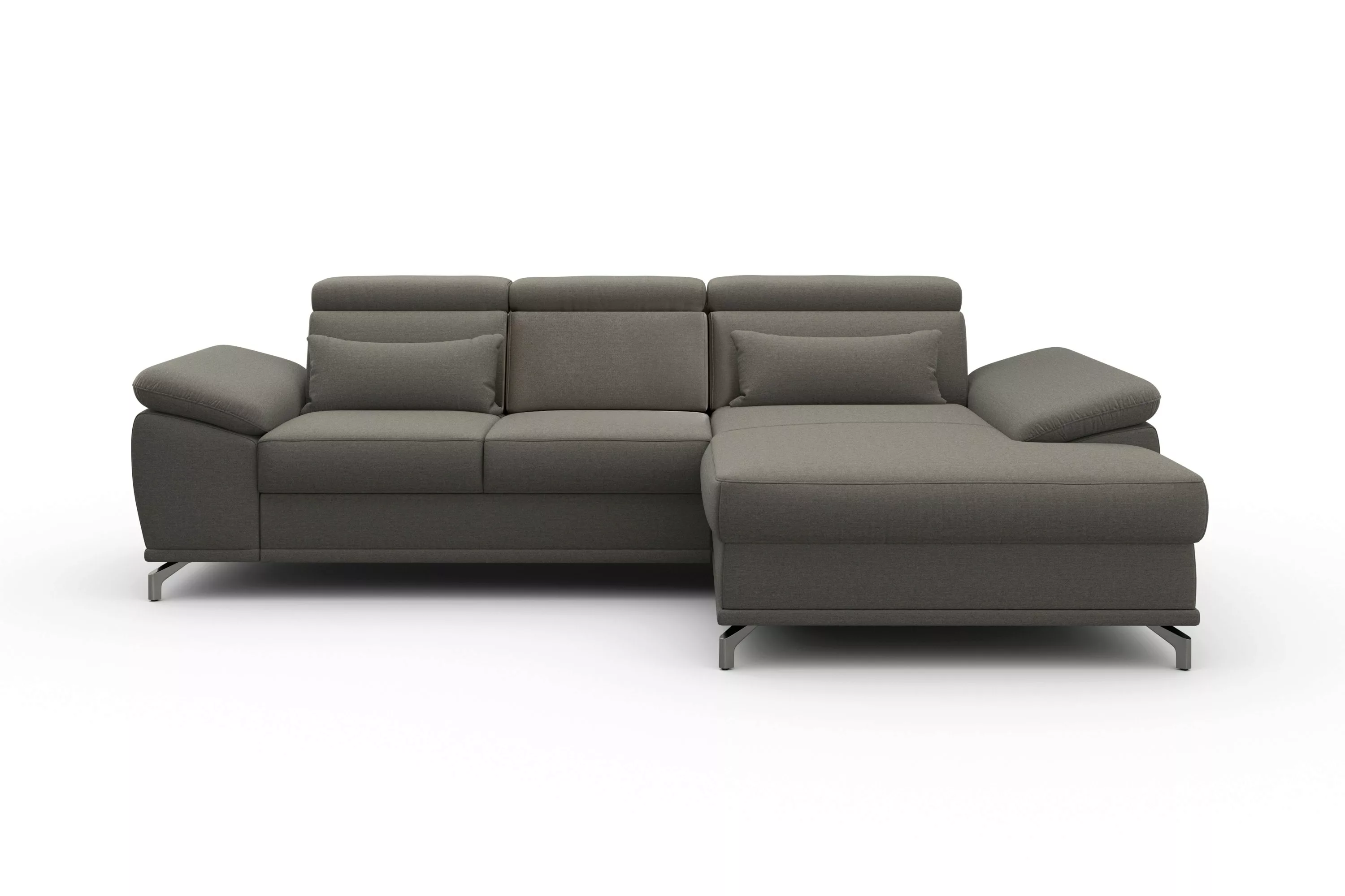 sit&more Ecksofa "Cabrio L-Form, mit Sitztiefenverstellung, Arm- und Kopfte günstig online kaufen