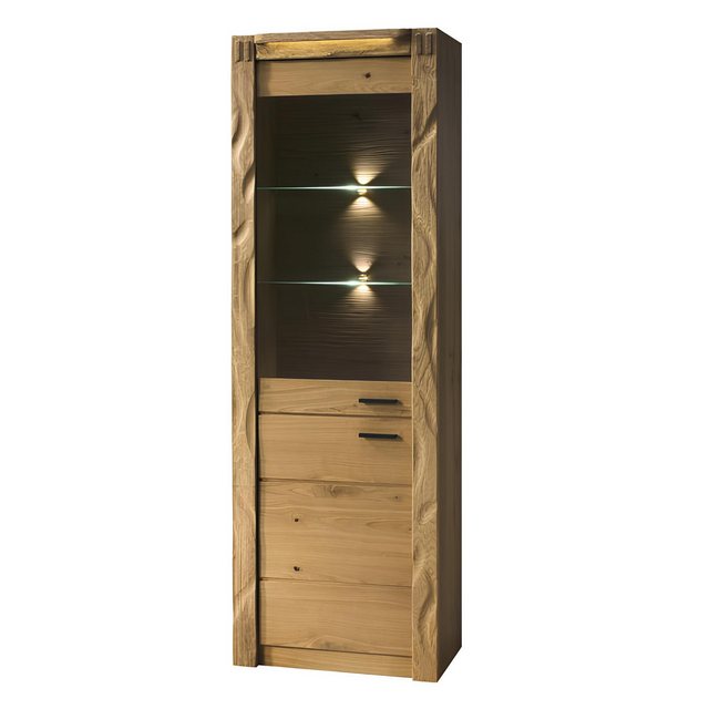 Xlmoebel Vitrine Neuer Designer-Glasschrank aus Holz mit Kommoden und Vitri günstig online kaufen