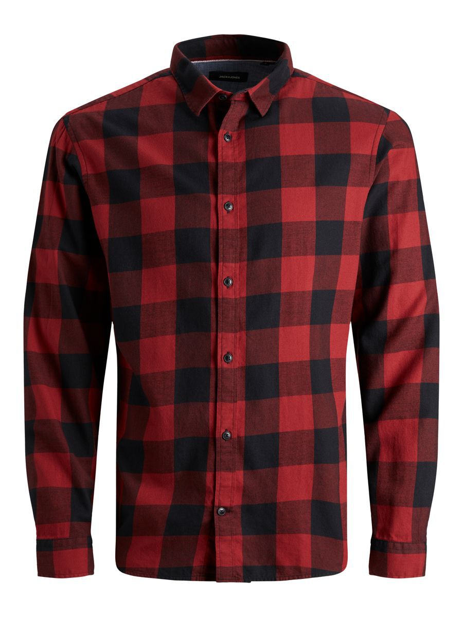 Jack & Jones Herren Freizeit Hemd JJEGINGHAM TWILL - Slim Fit günstig online kaufen