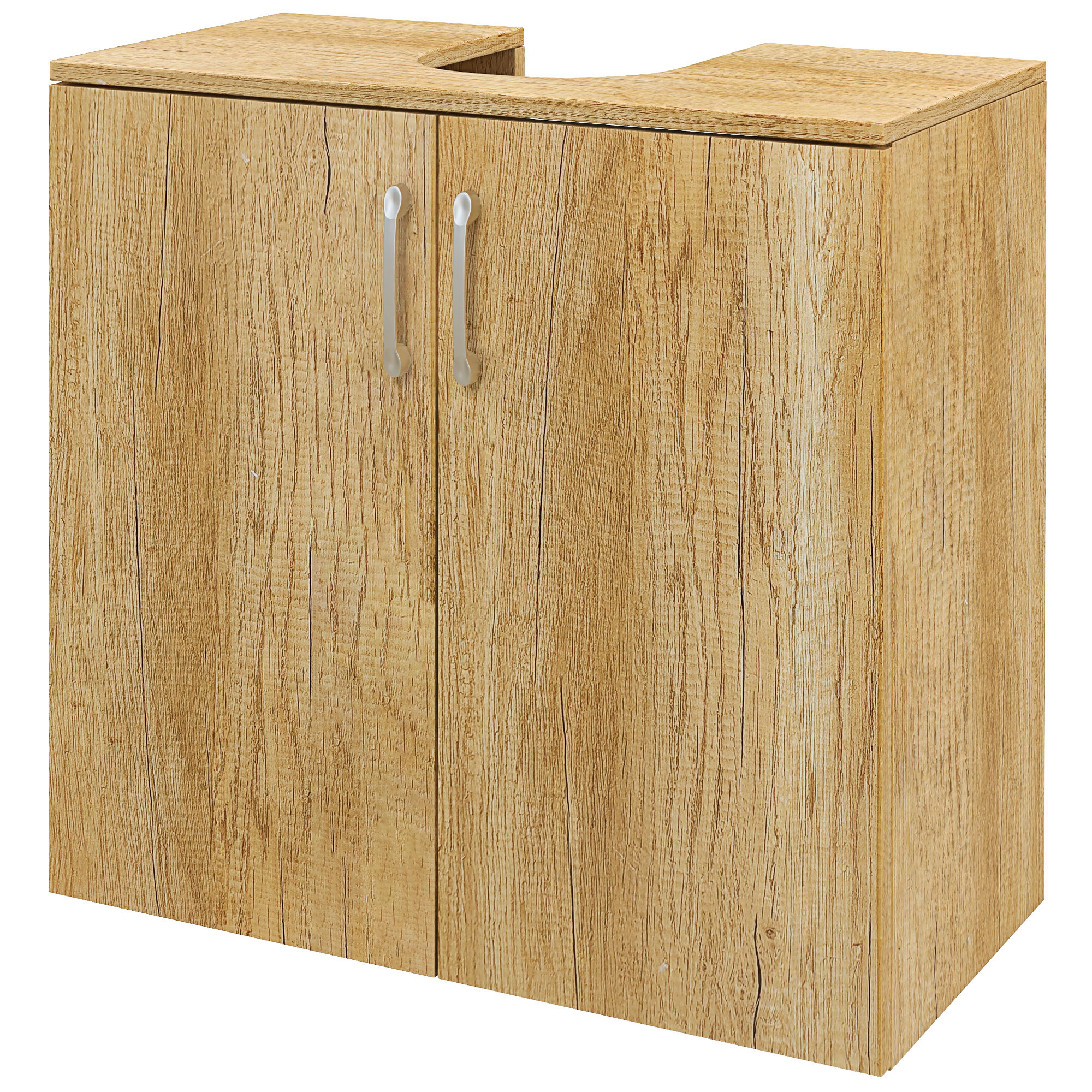 HOMCOM Badezimmer Unterschrank Modern, Hängeschrank mit 2 Türen und 2 Regal günstig online kaufen