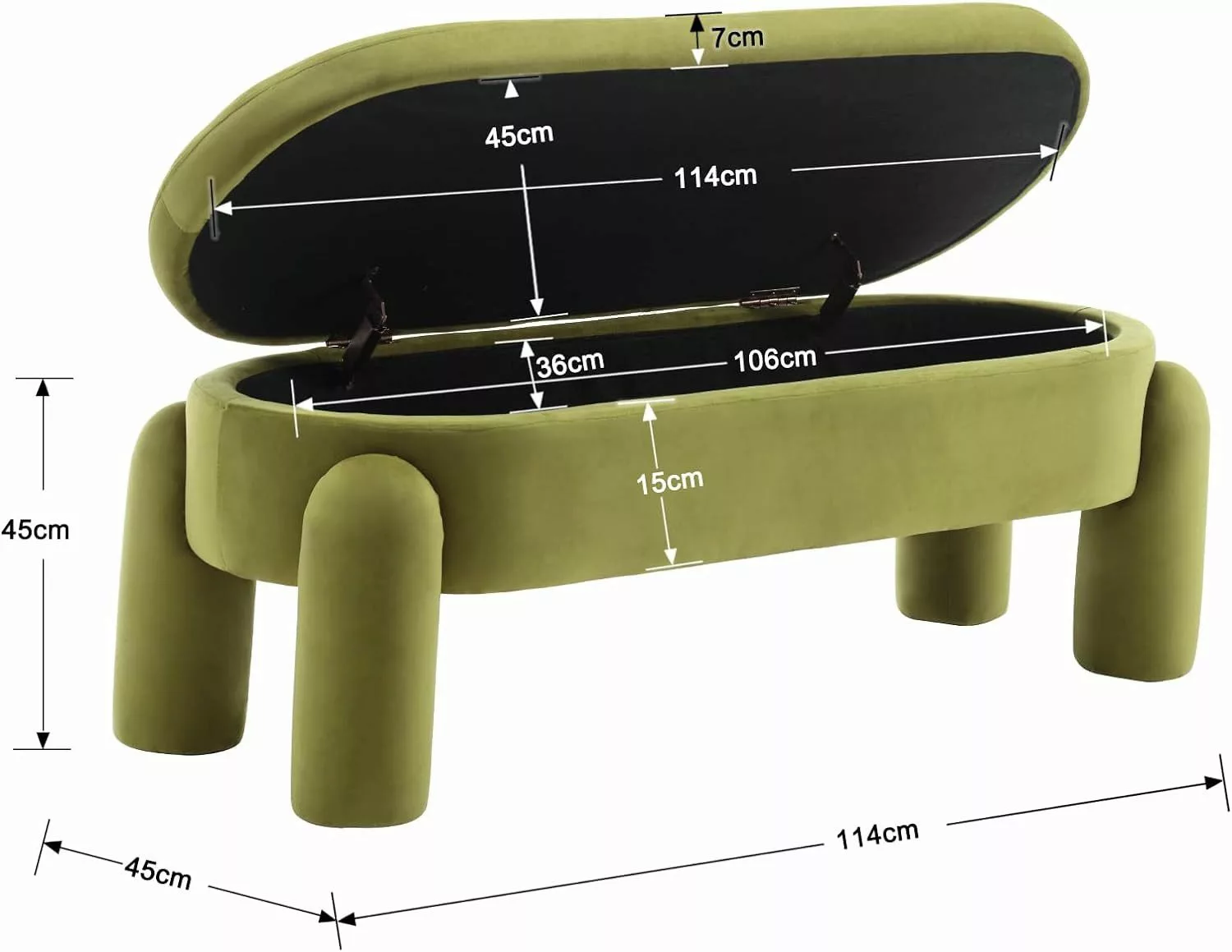 WAHSON OFFICE CHAIRS Sitzbank mit Stauraum günstig online kaufen