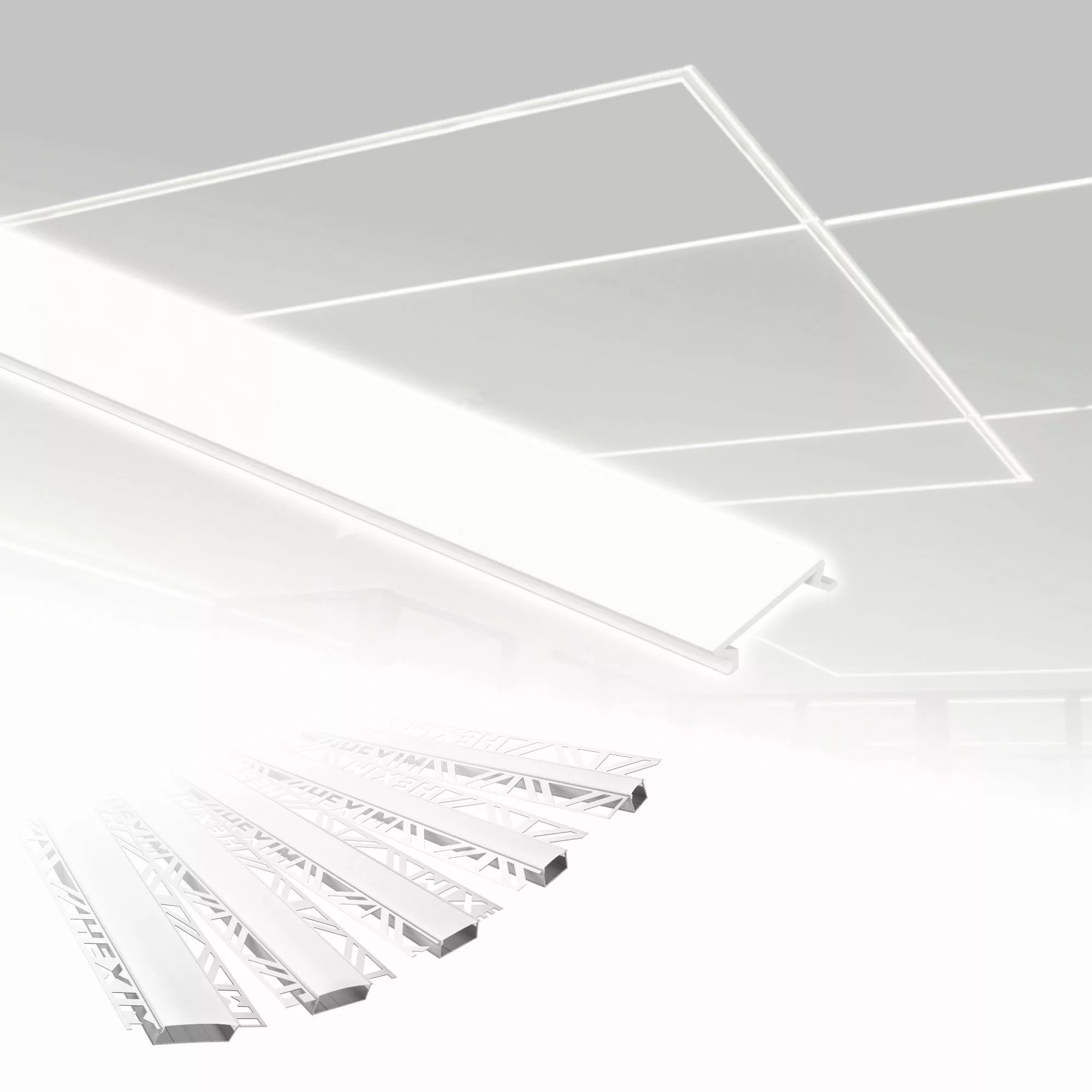 Hexim LED-Stripe-Profil 2m Trockenbauprofil Alu LED günstig online kaufen