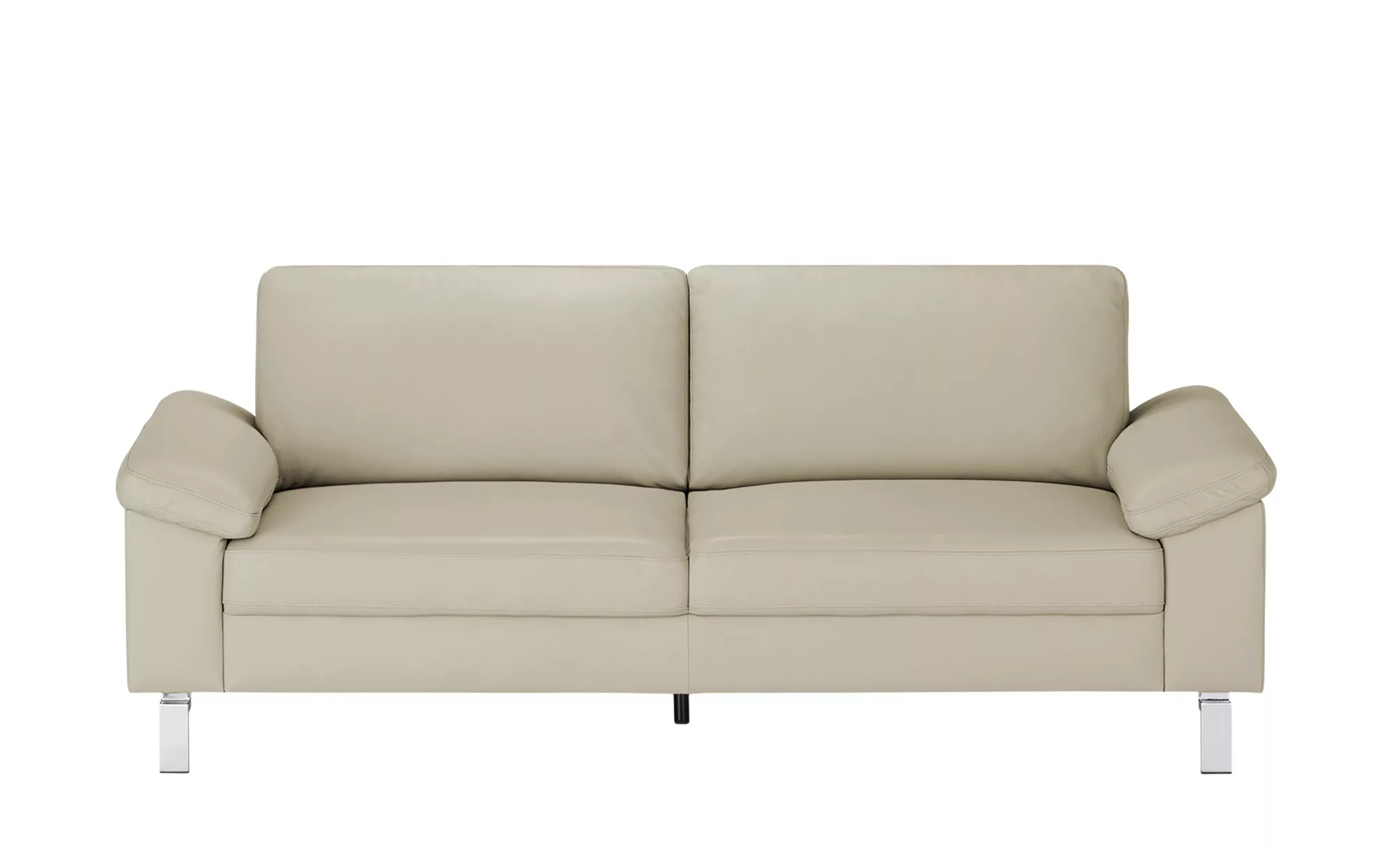 Max Schelling Ledersofa  Maximum - creme - 204 cm - 86 cm - 97 cm - Polster günstig online kaufen