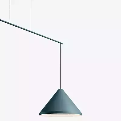 Vibia North Pendelleuchte LED dezentral, blau - ø40 cm - Dali günstig online kaufen