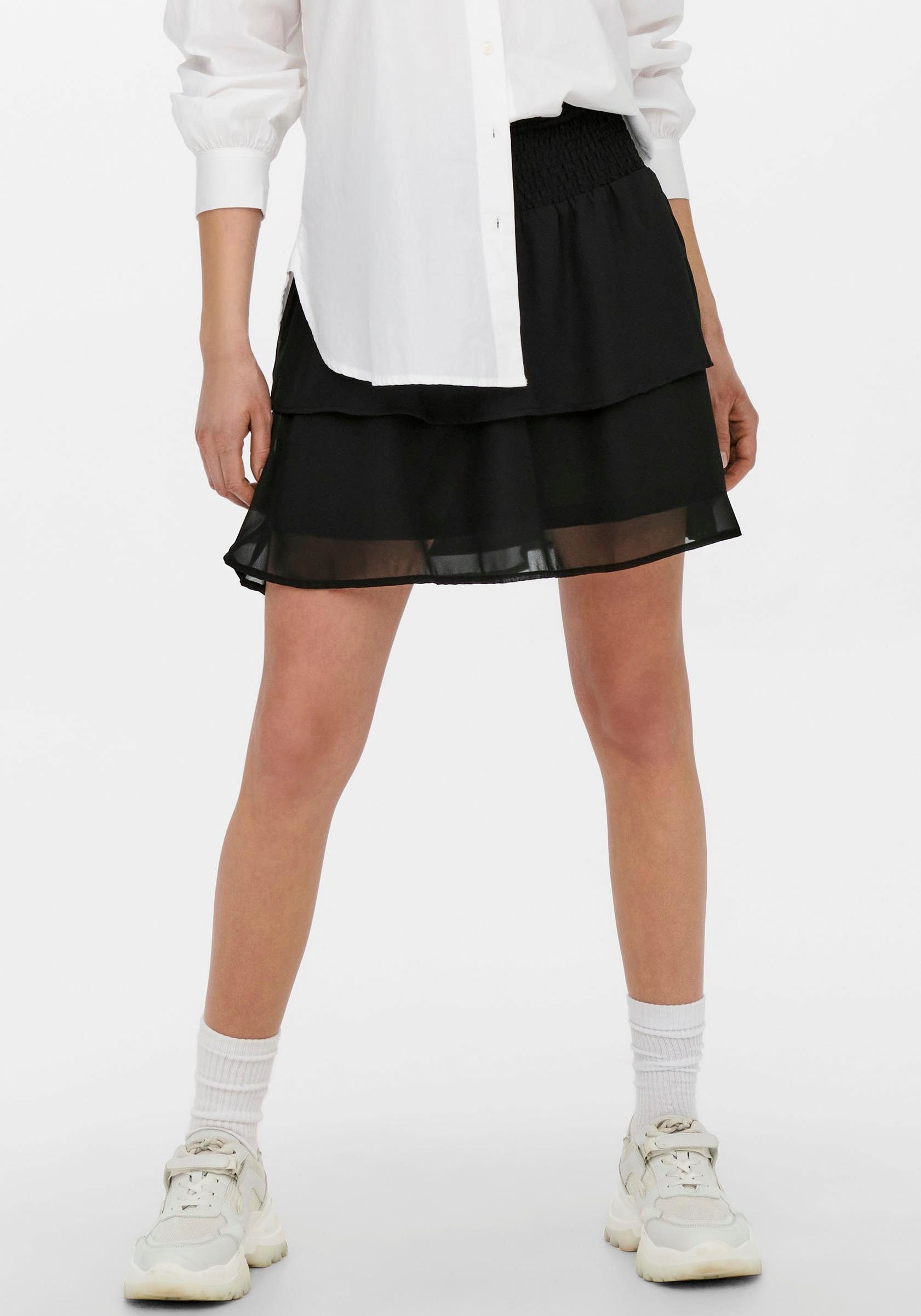 ONLY Minirock ONLANN STAR LAYERED SMOCK günstig online kaufen