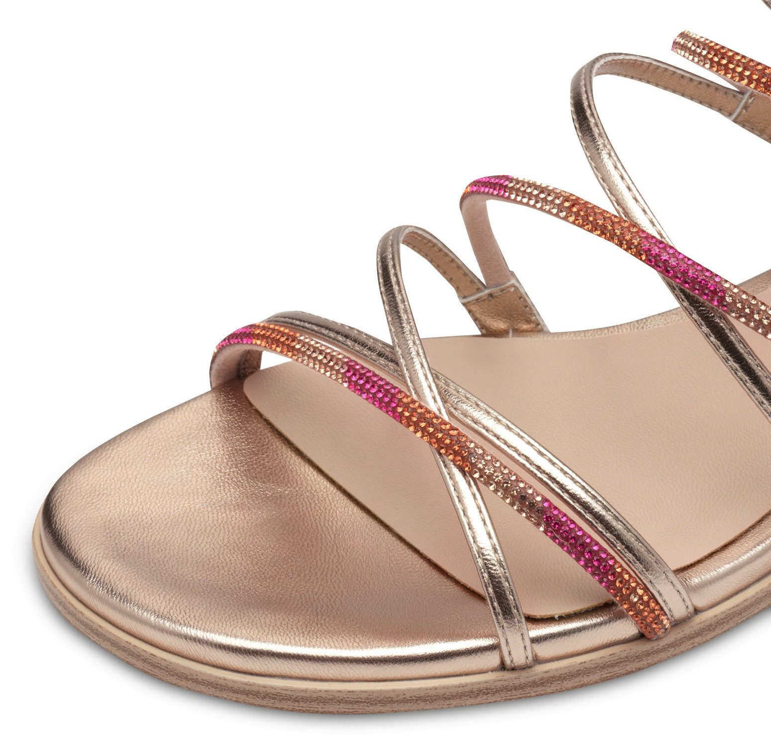 Tamaris Keilsandalette, Riemchensandale, Sommerschuh mit glizernden günstig online kaufen