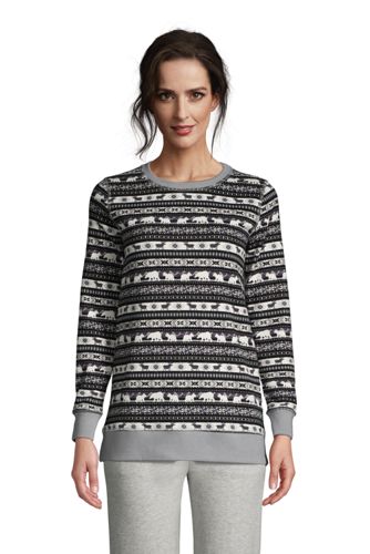 Sweatshirt mit Plüschfutter SERIOUS SWEATS, Damen, Größe: L Normal, Schwarz günstig online kaufen