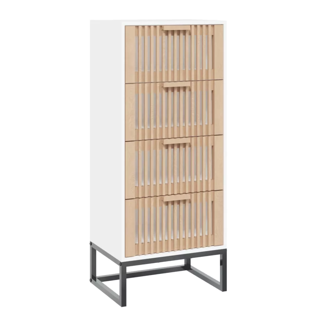 Vidaxl Highboard Weiß 40x30x95 Cm Holzwerkstoff günstig online kaufen