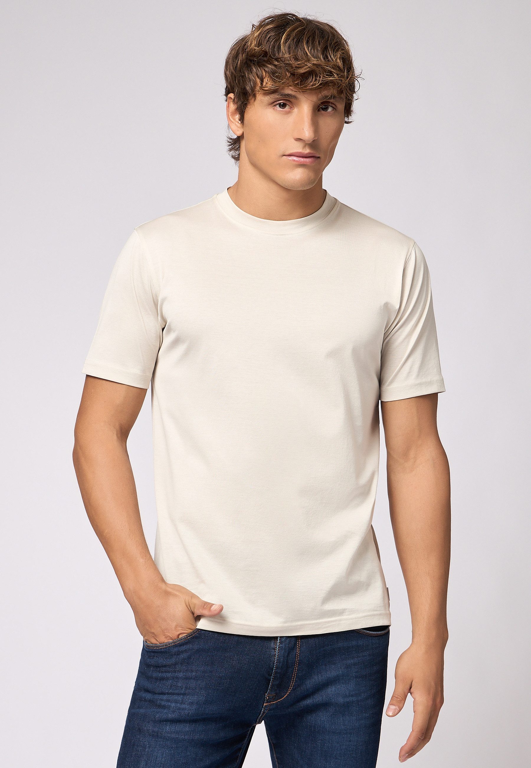 Roy Robson Rundhalsshirt Basic Shirt günstig online kaufen