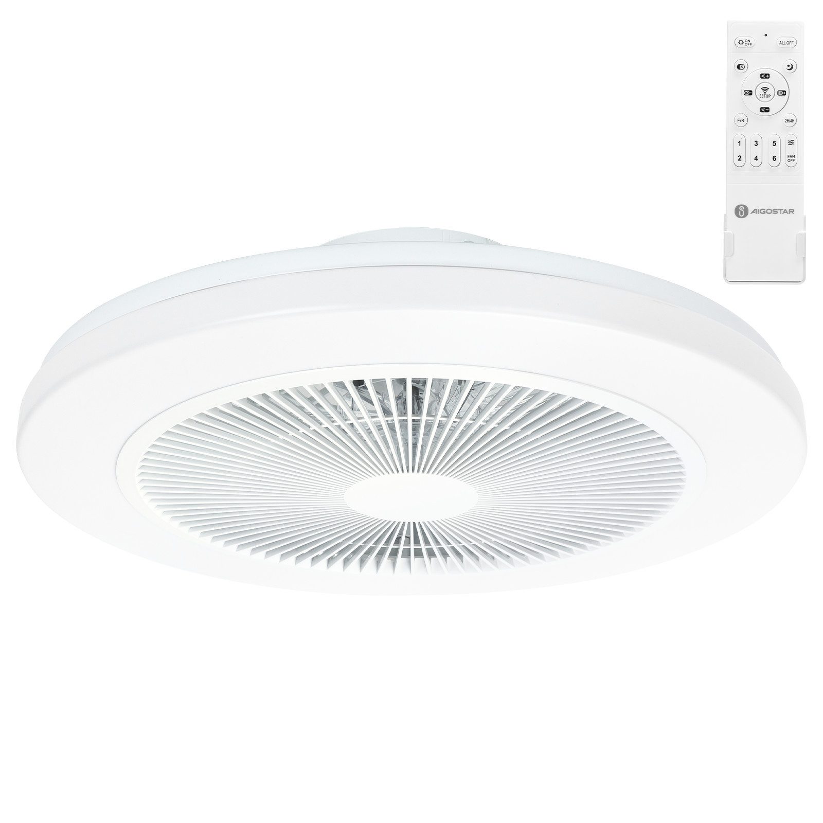 Great Jacob LED Deckenleuchte Deckenventilator mit günstig online kaufen