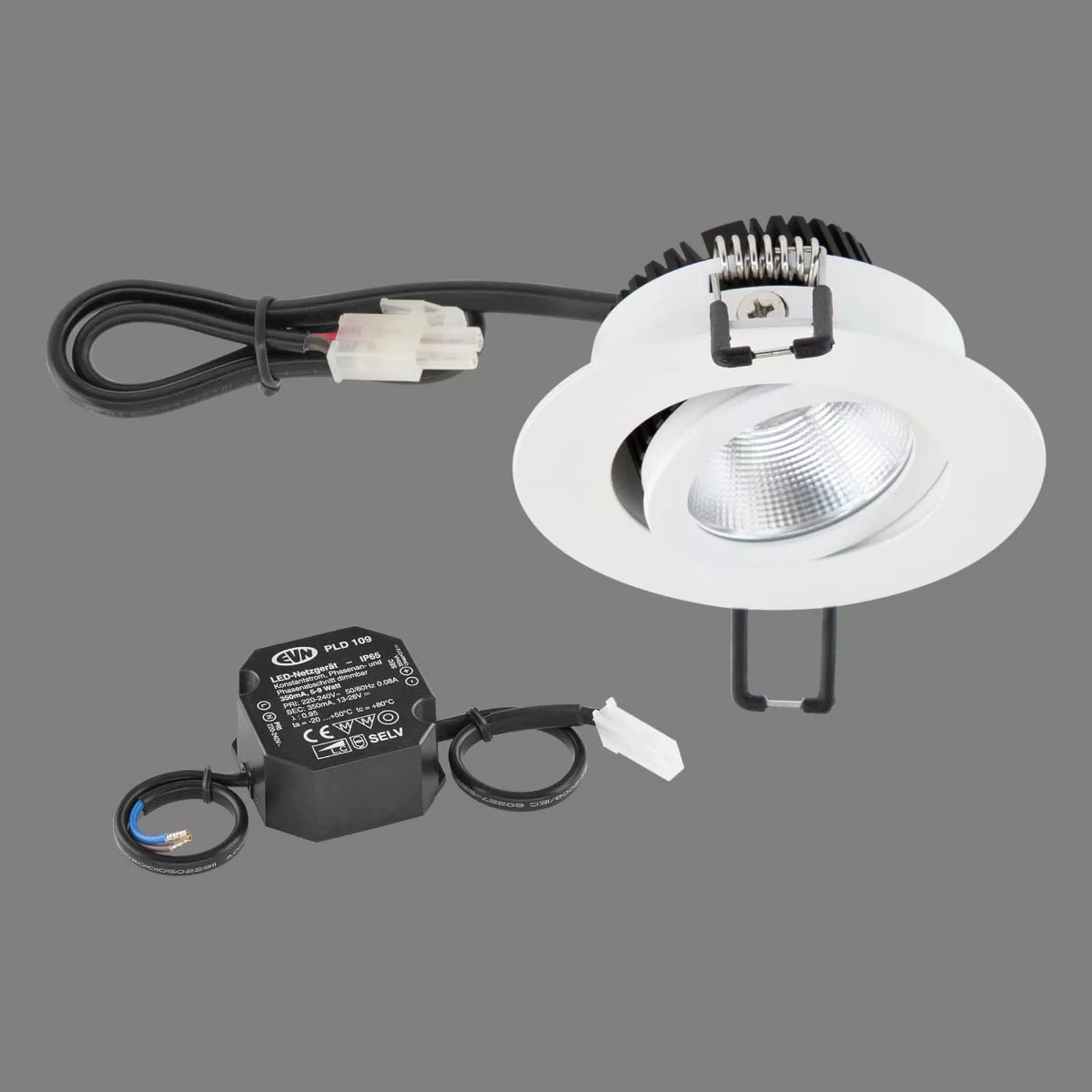 EVN Lichttechnik P-LED Deckeneinbauleuchte 3000K 230V rund ws PC20N60102 günstig online kaufen