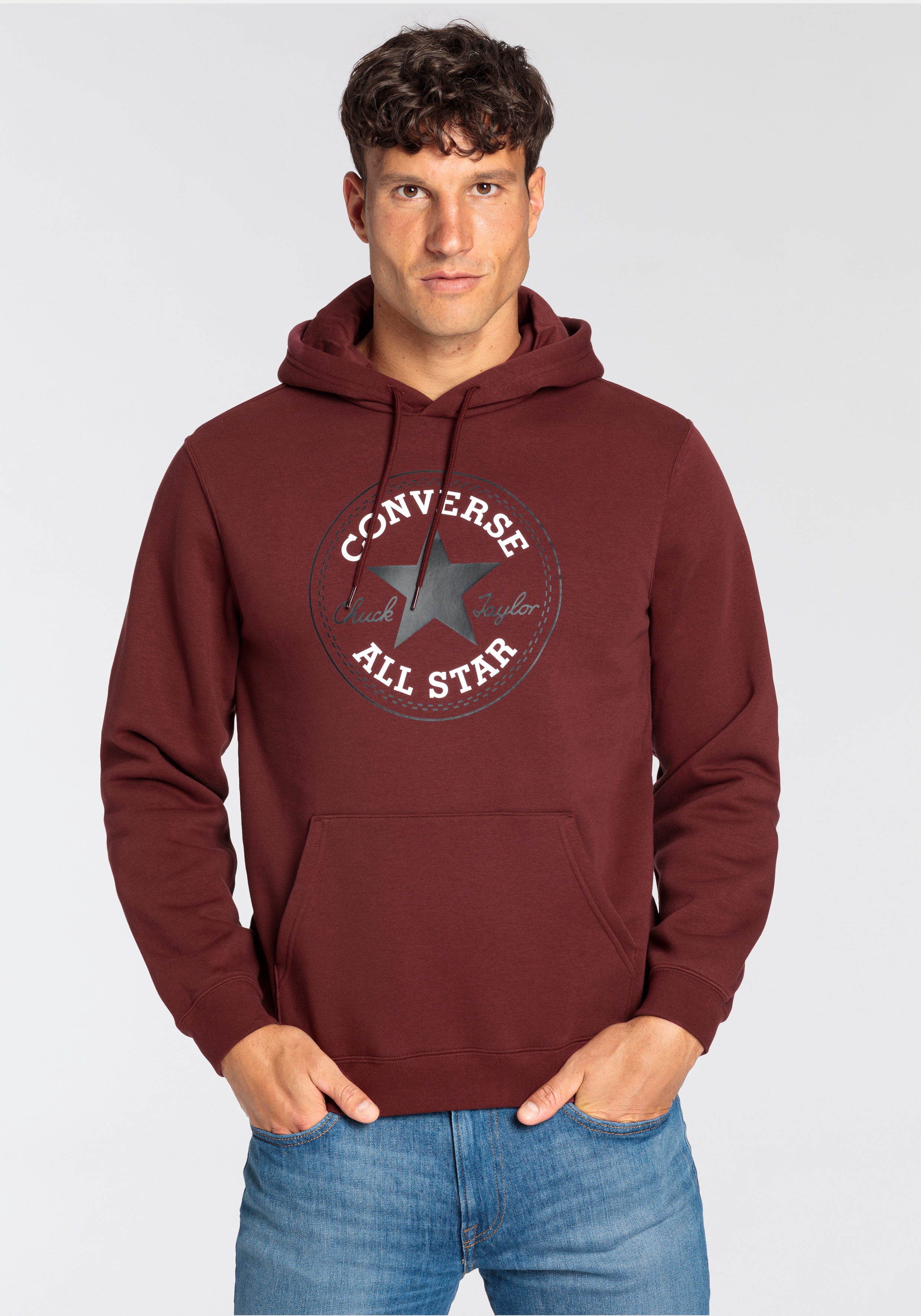 Converse Kapuzensweatshirt "STANDARD FIT CENTER FRONT LARGE CHU" günstig online kaufen