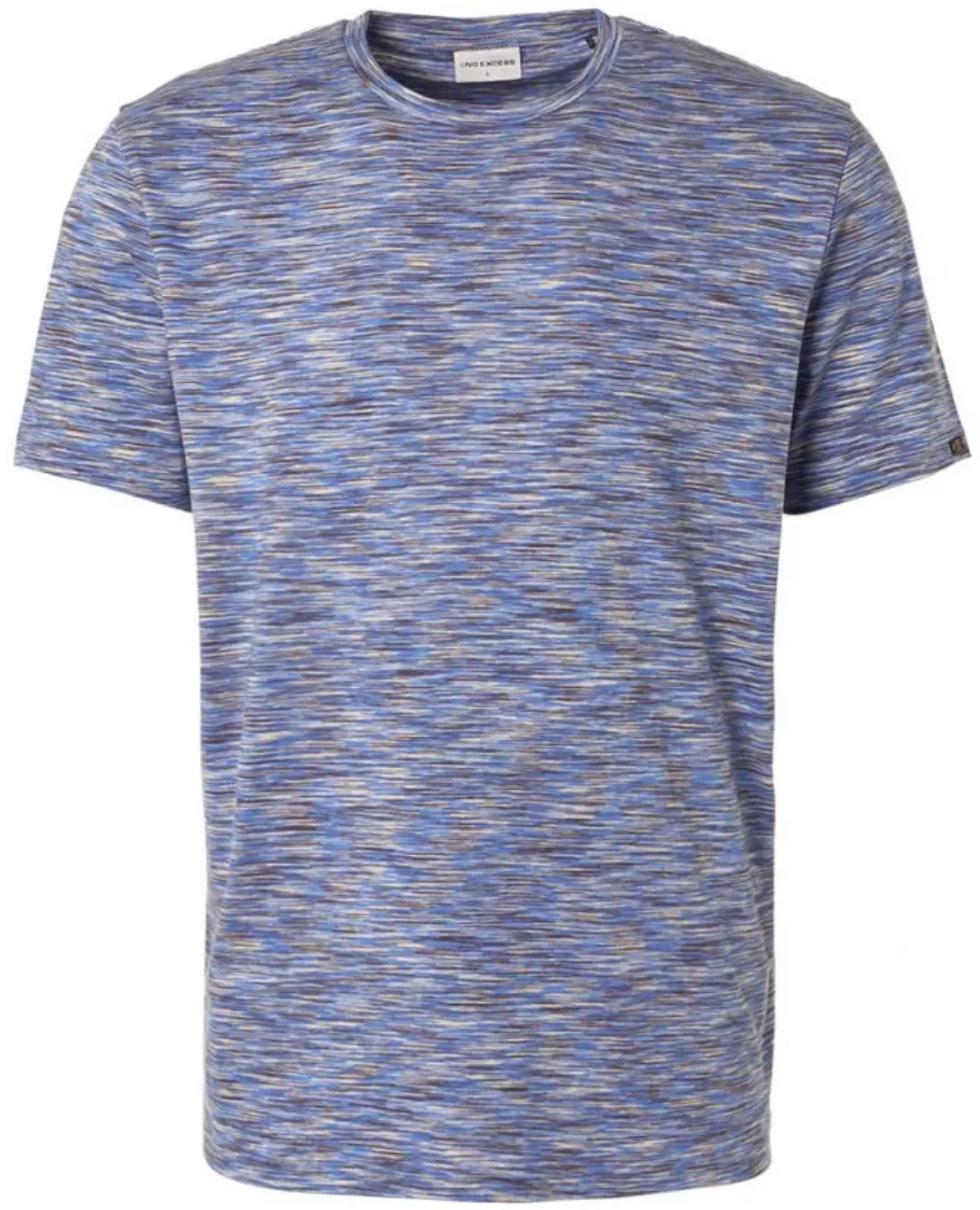 No Excess T-Shirt Melange Blau - Größe M günstig online kaufen