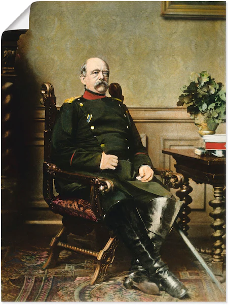 Artland Wandbild "Otto von Bismarck", Menschen, (1 St.), als Leinwandbild, günstig online kaufen