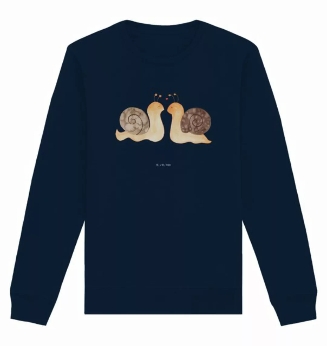 Mr. & Mrs. Panda Longpullover Schnecken Liebe Größe M - French Navy - Gesch günstig online kaufen