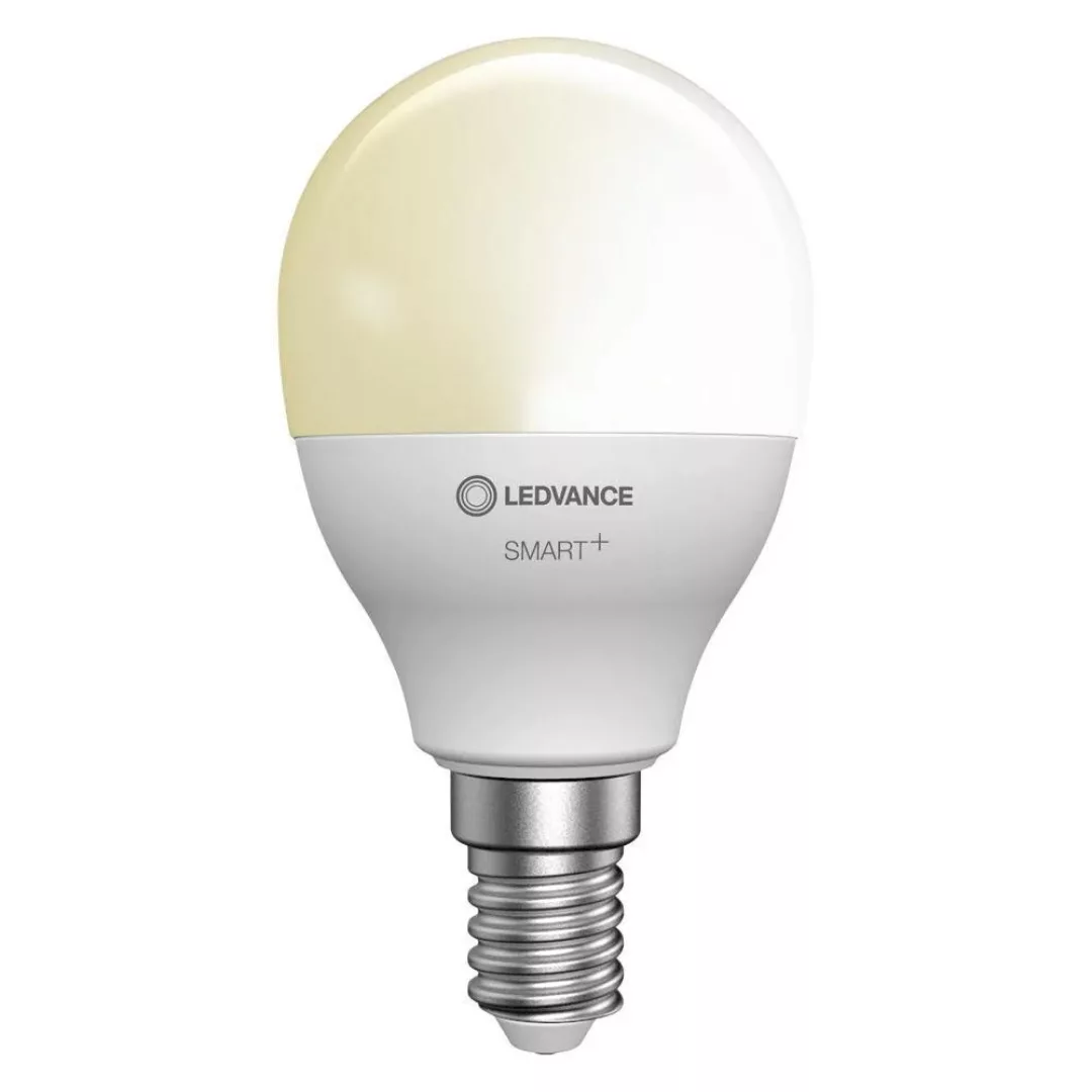 Smart+ Zigbee LED Leuchtmittel E14 Tropfen - P45 in Weiß 4,9W 470lm 2700K 1 günstig online kaufen