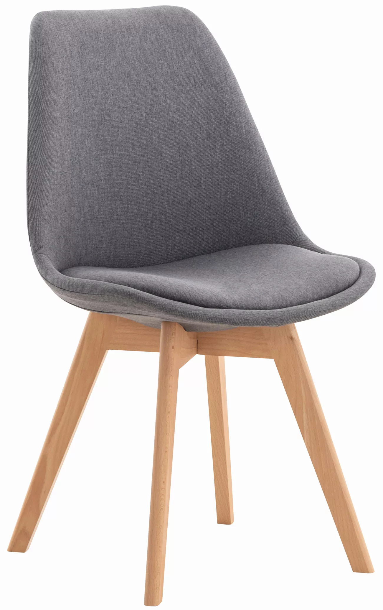 Stuhl Linares Stoff Grau günstig online kaufen