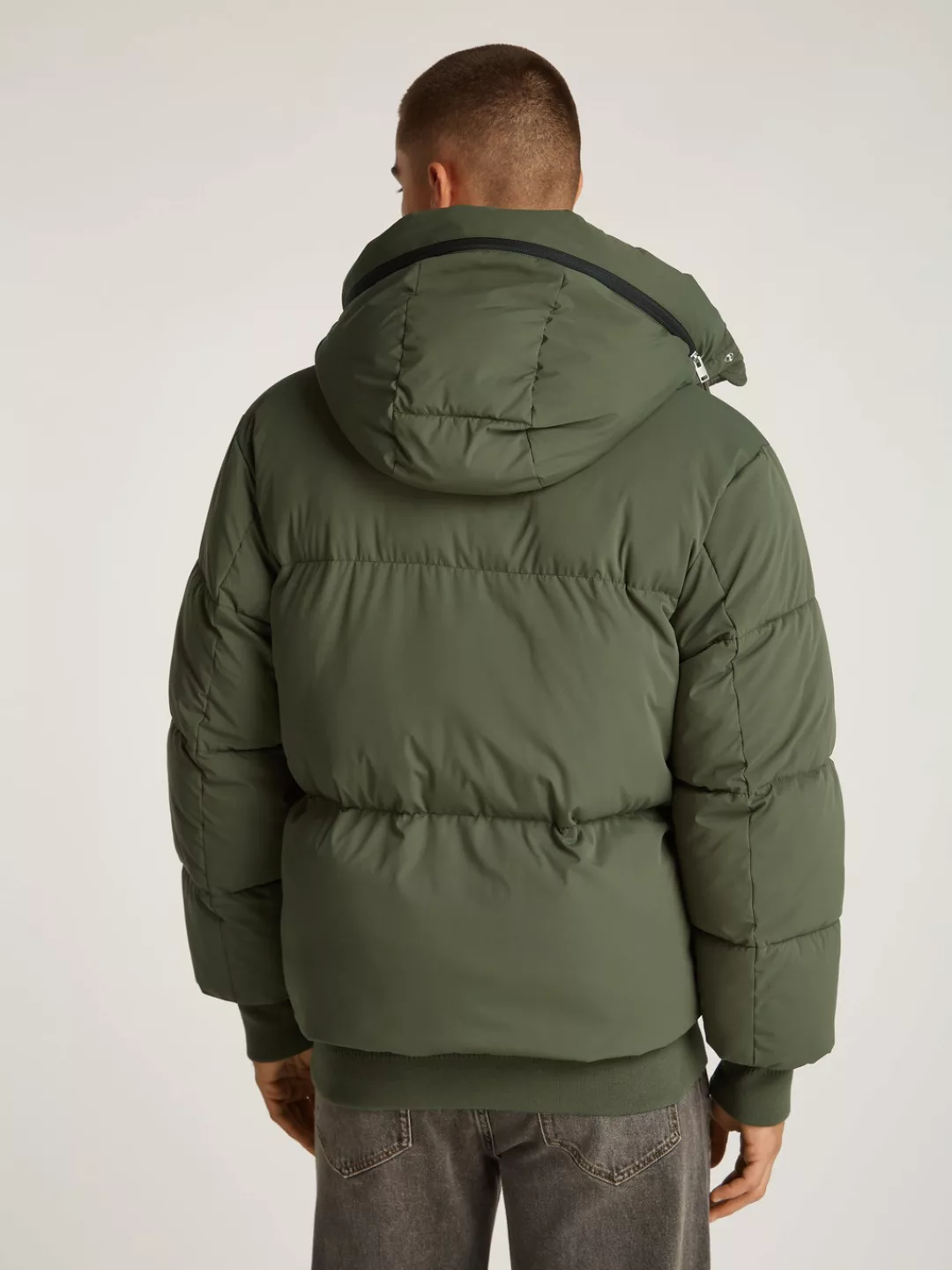 Tommy Jeans Steppjacke "TJM BRANDED PUFFER JACKET EXT", mit Kapuze, mit Log günstig online kaufen