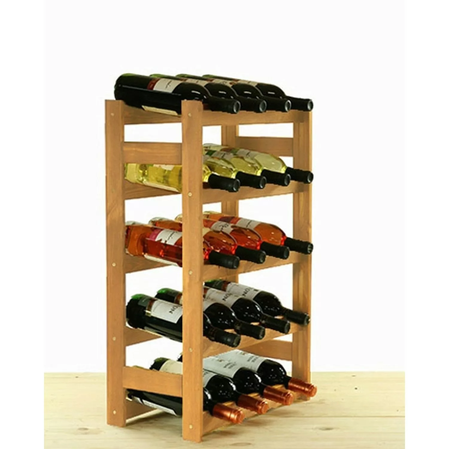 PROREGAL Weinregal Pinotwine HxBxT 70 x 43 x 25 cm 20 Flaschen Massives Kie günstig online kaufen