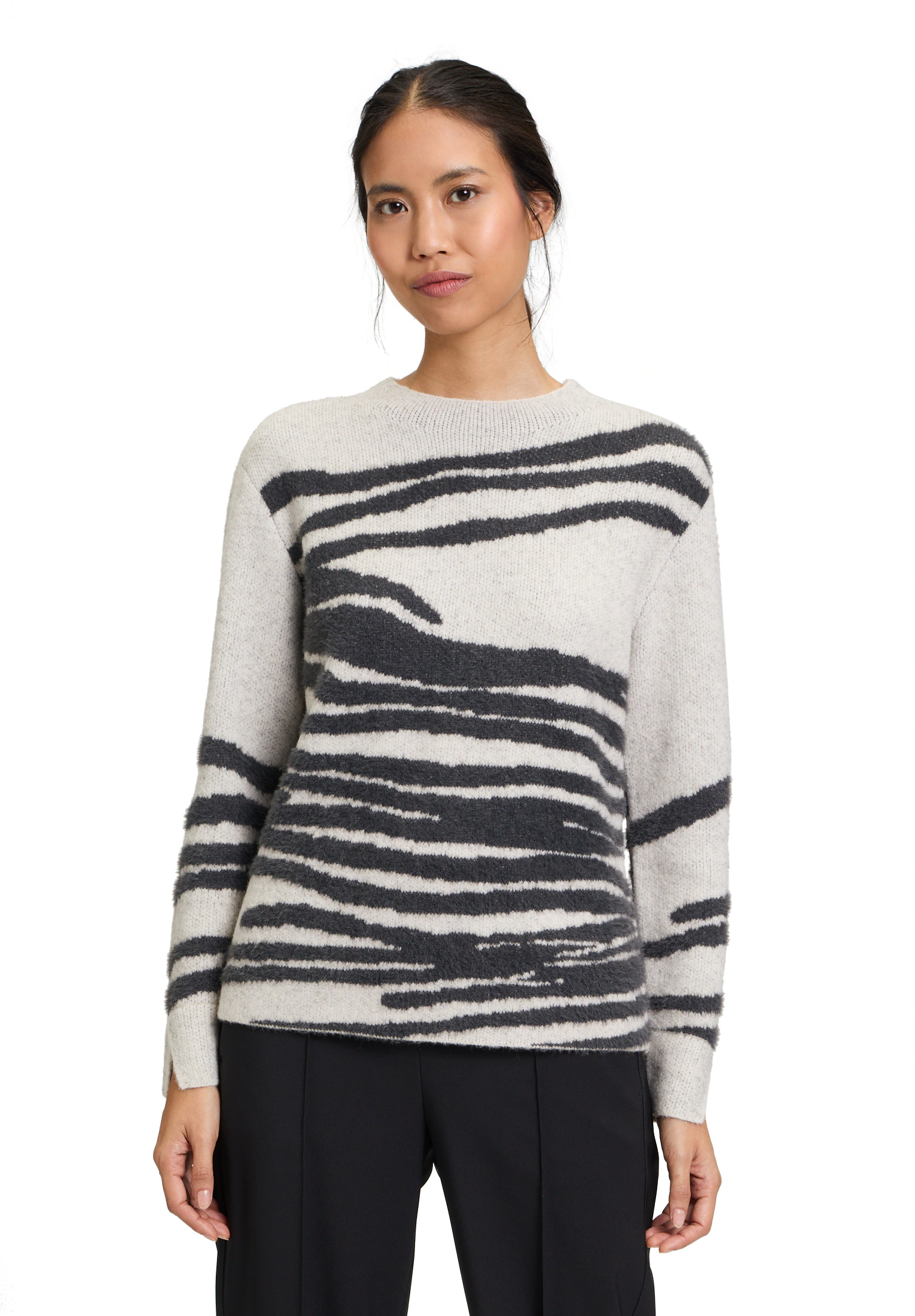 Betty Barclay Strickpullover "Betty Barclay Damen Grobstrick-Pullover mit J günstig online kaufen