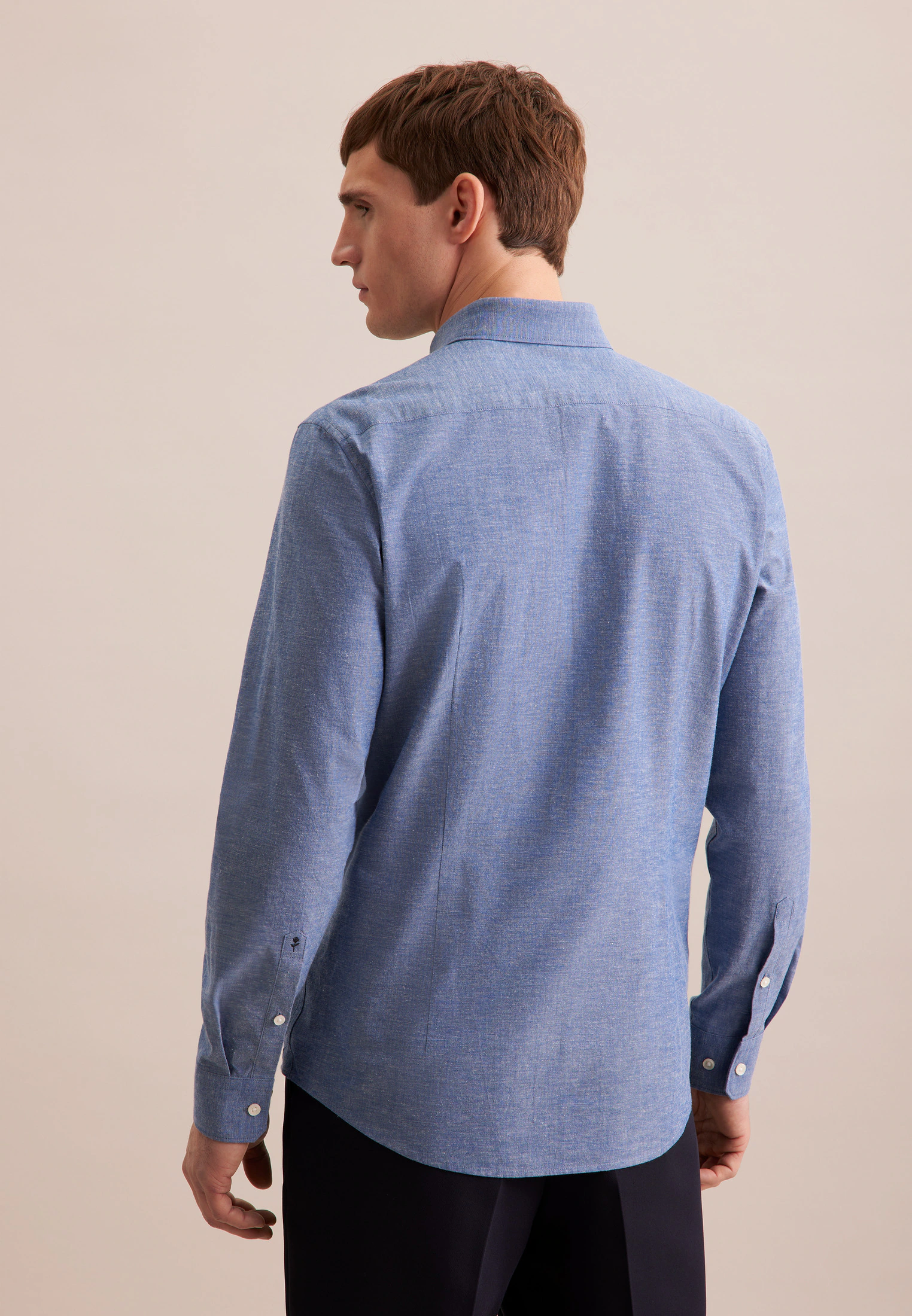 seidensticker Businesshemd "Schwarze Rose", Slim 1/1 Button-Down-Kragen Uni günstig online kaufen