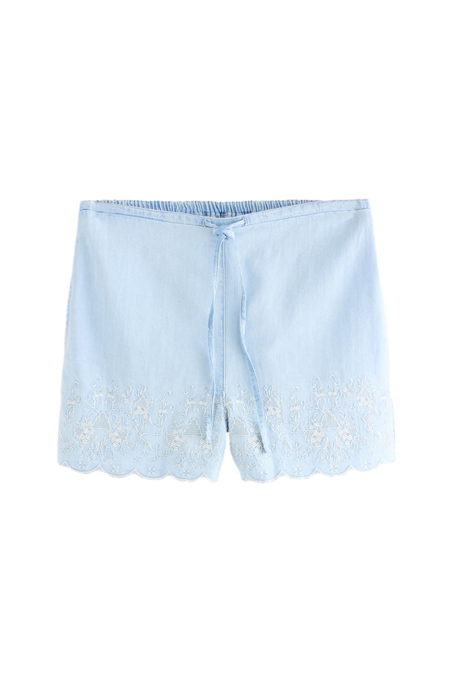 Next Jeansshorts Leichte Schlupf-Jeansshorts aus 100 % günstig online kaufen