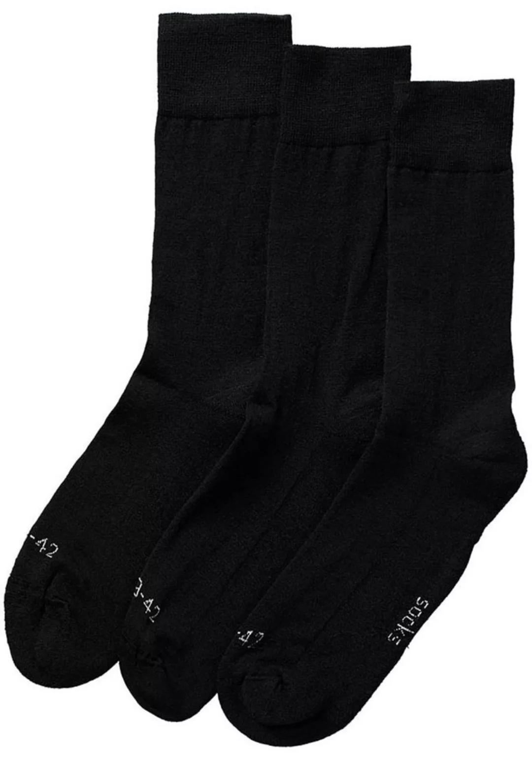 Apollo Basicsocken, (3er Pack), mit Stickerei günstig online kaufen