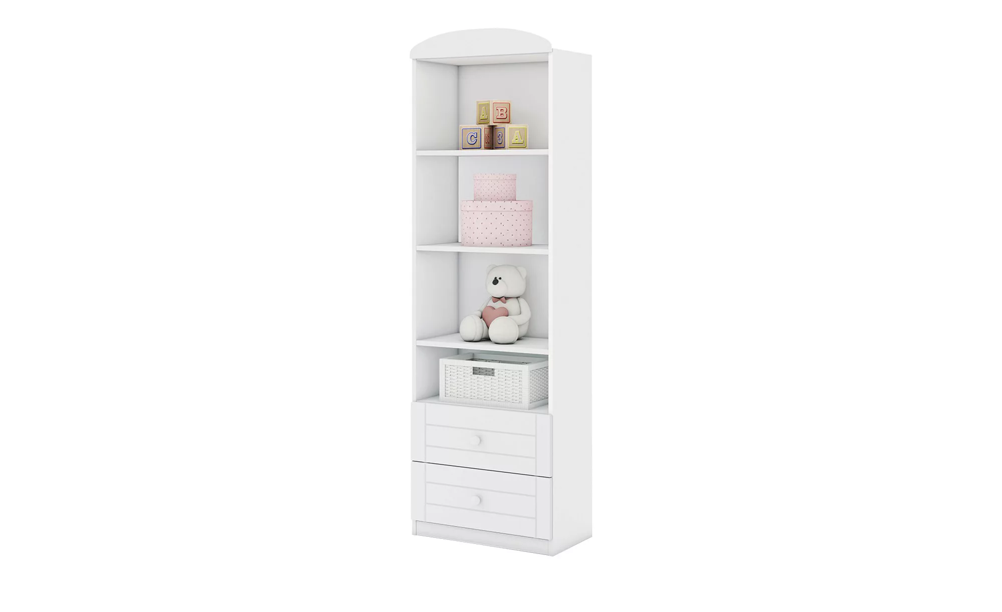 Regal  Nordic White ¦ weiß ¦ Maße (cm): B: 59,5 H: 181 T: 34 Regale > Büche günstig online kaufen