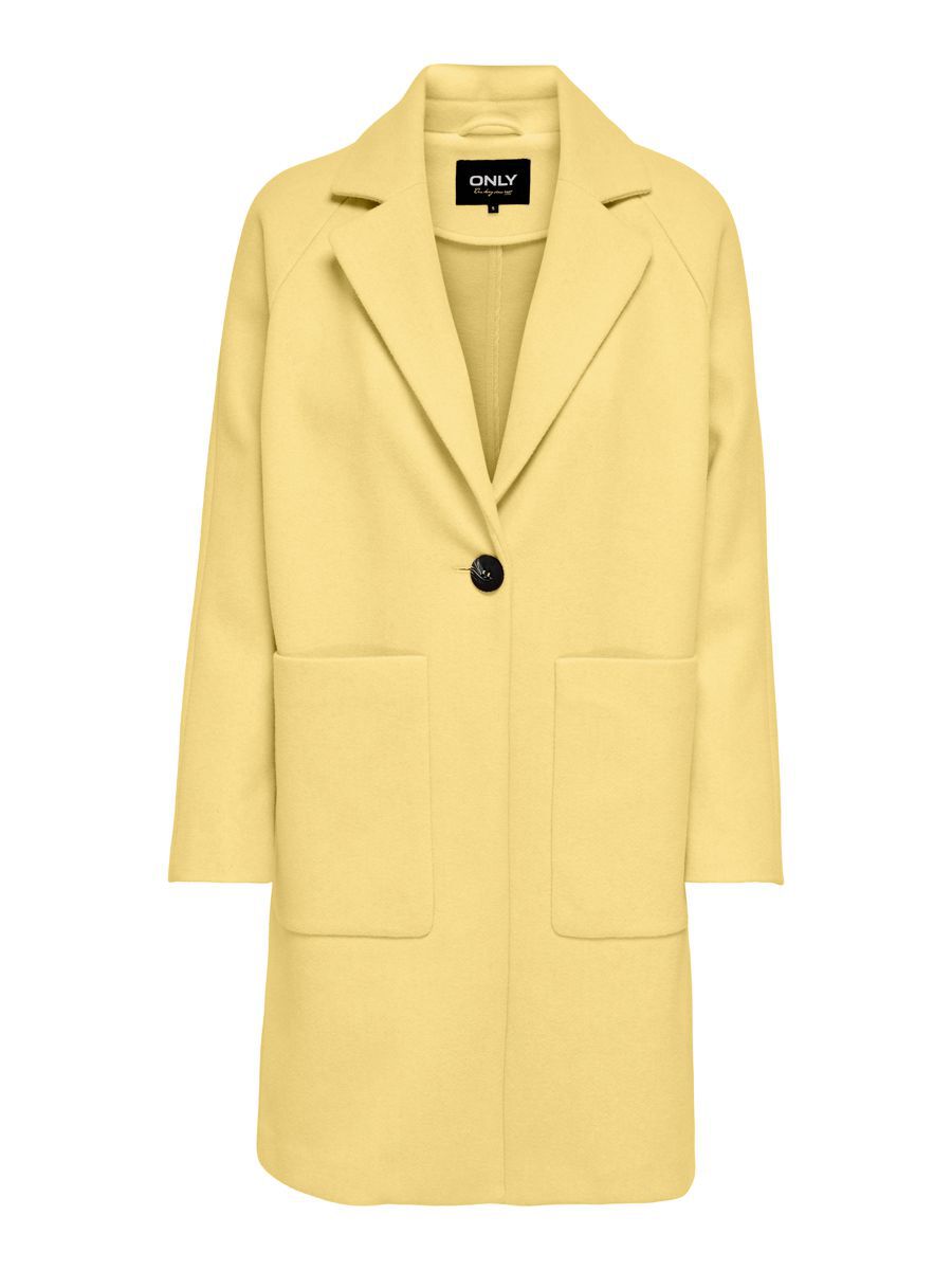 ONLY Geknöpfter Mantel Damen Gelb günstig online kaufen