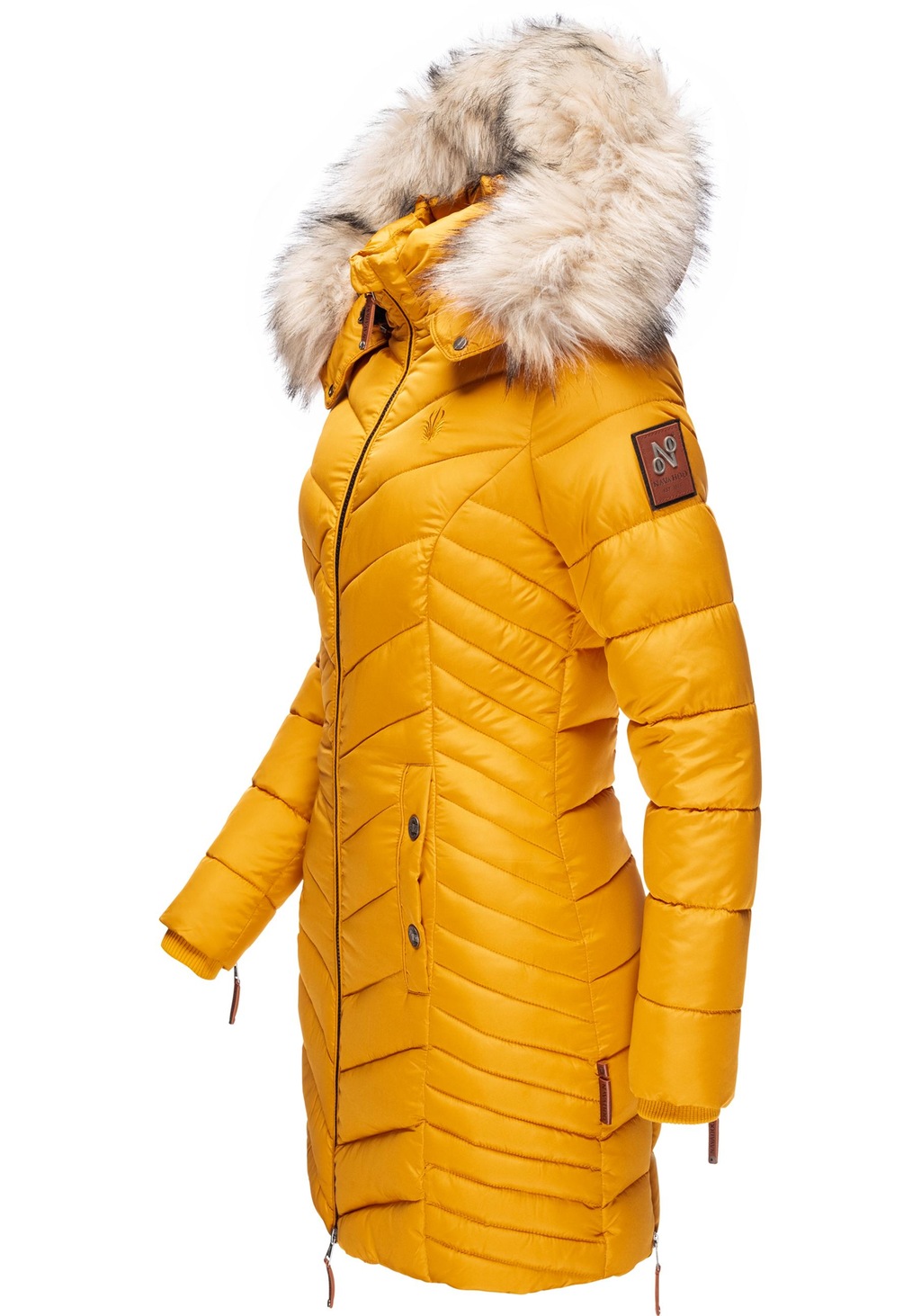 Navahoo Wintermantel "Nimalaa", modischer Damen Winter Steppmantel mit Kapu günstig online kaufen