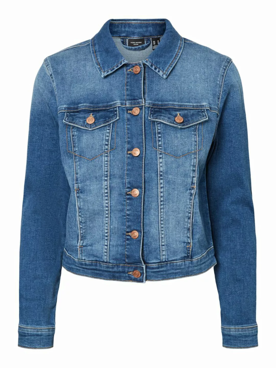 Vero Moda Tine Slim Mix Jacke XS Medium Blue Denim günstig online kaufen