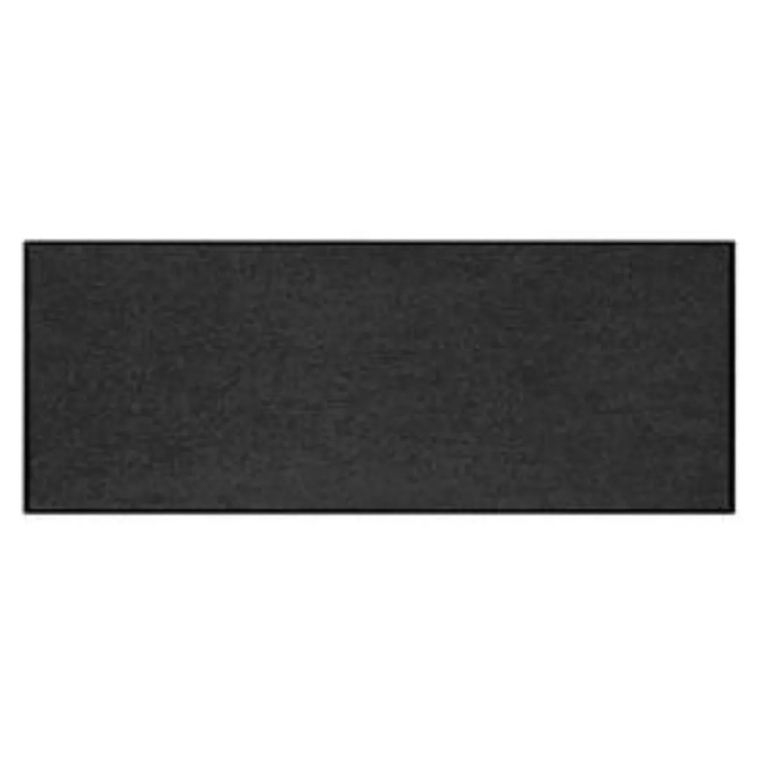 Fußmatte waschbar, schwarz, 75 x 190 cm günstig online kaufen