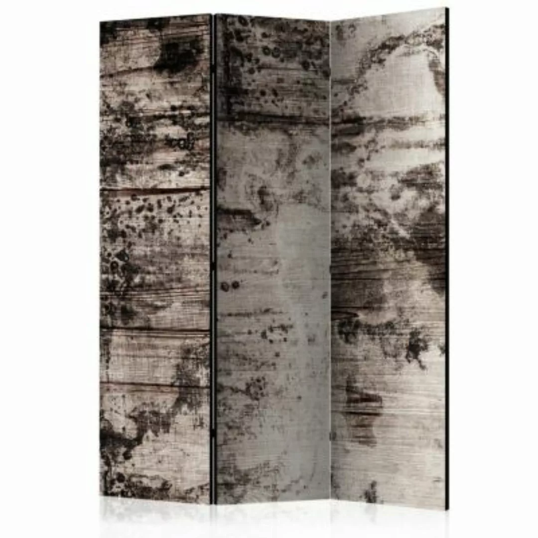 artgeist Paravent Burnt Wood [Room Dividers] braun/schwarz Gr. 135 x 172 günstig online kaufen