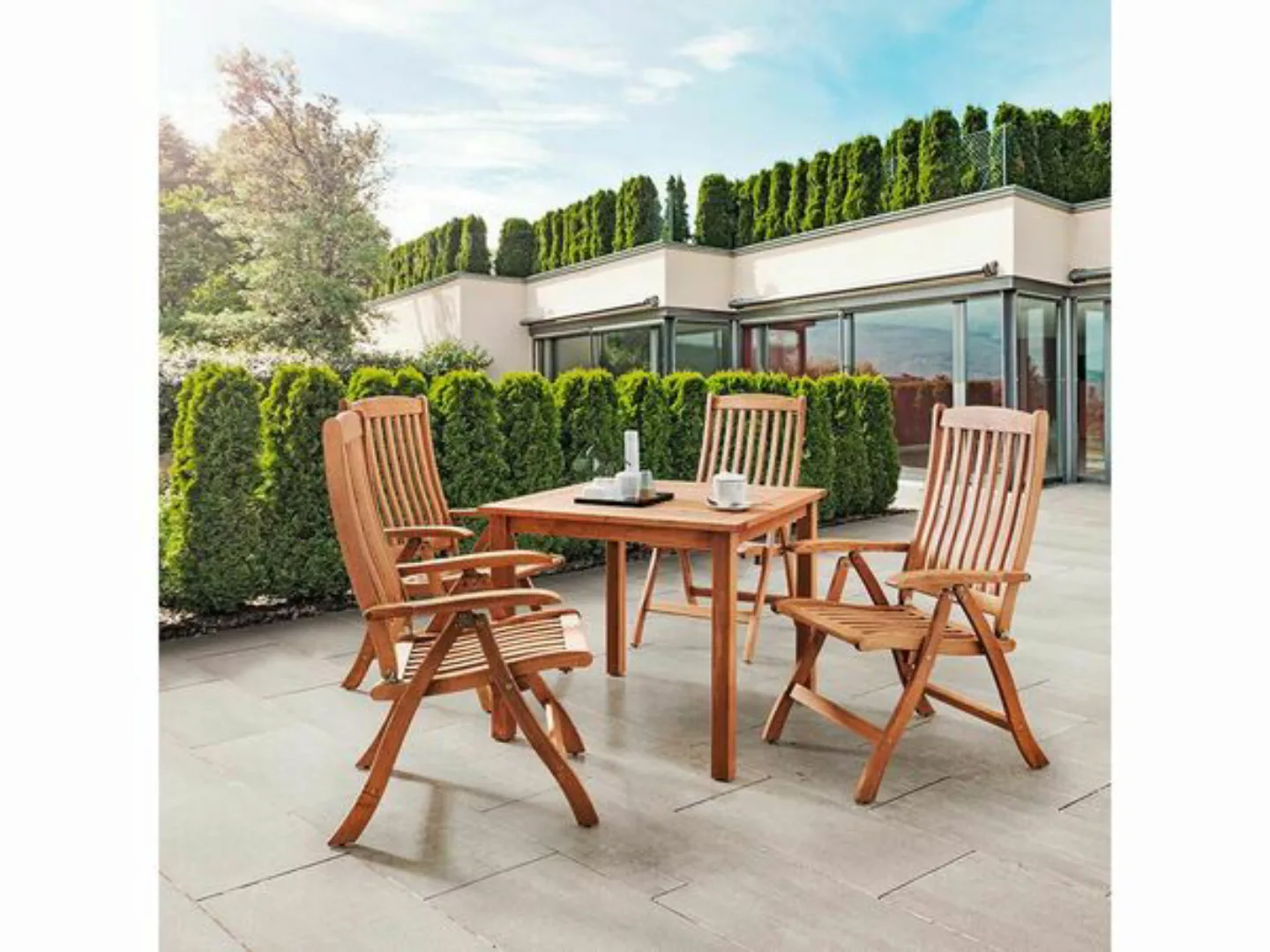 Gartenmöbel-set 'Calea', 5-teilig, 4 Sessel, 1 Tisch günstig online kaufen