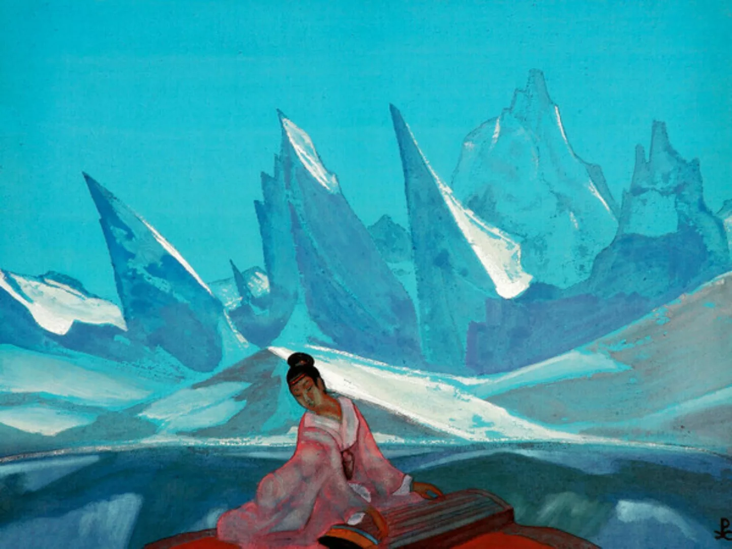 Poster / Leinwandbild - Nicholas Roerich: Kuan-yin günstig online kaufen
