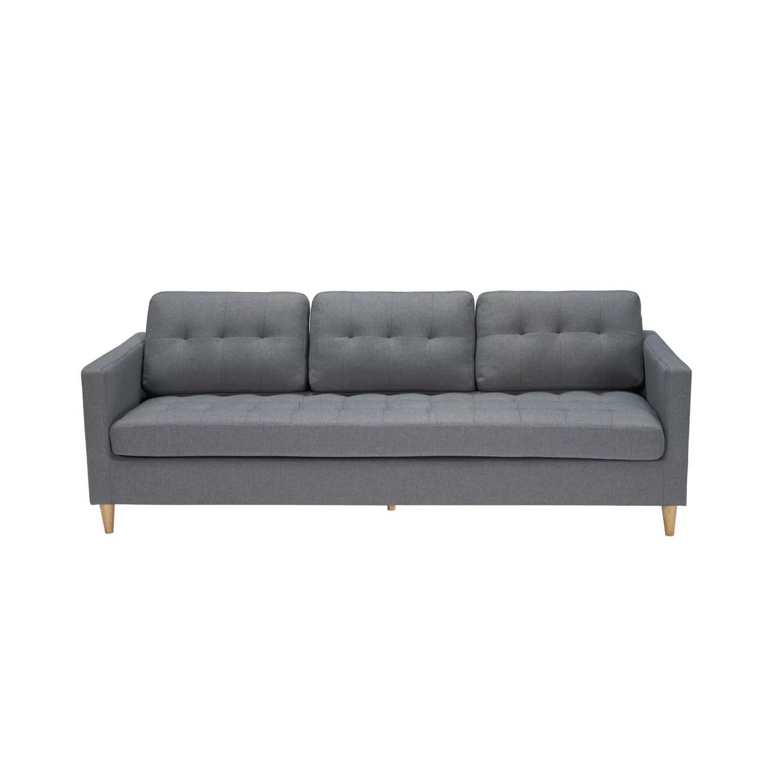 ebuy24 3-Sitzer Marino Sofa 3 Personen Stoff grau. günstig online kaufen