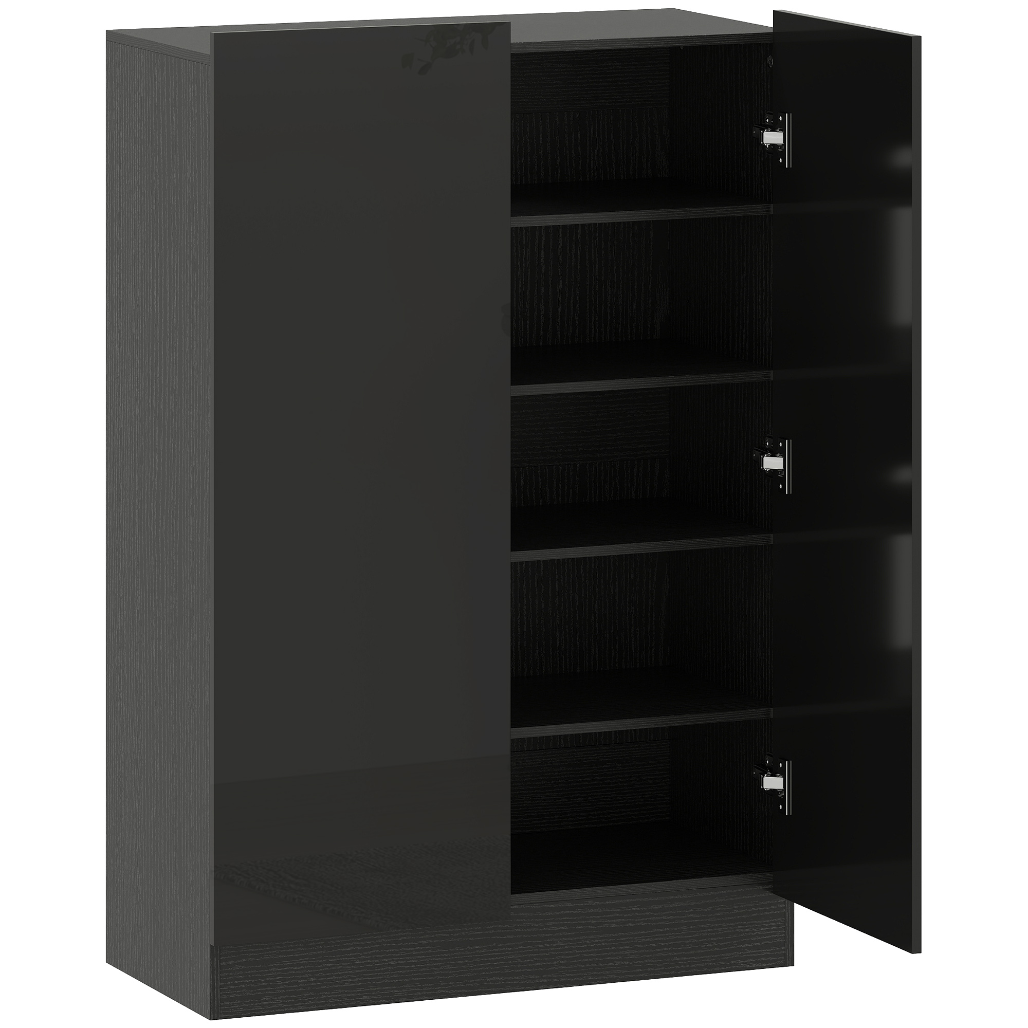 HOMCOM Schuhschrank mit 2 Türen und sanftem Schließmechanismus, Eingangssch günstig online kaufen