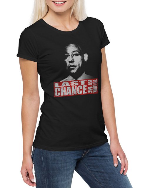 Urban Backwoods Print-Shirt Gustavo Fring Damen T-Shirt Breaking Gus Los Po günstig online kaufen