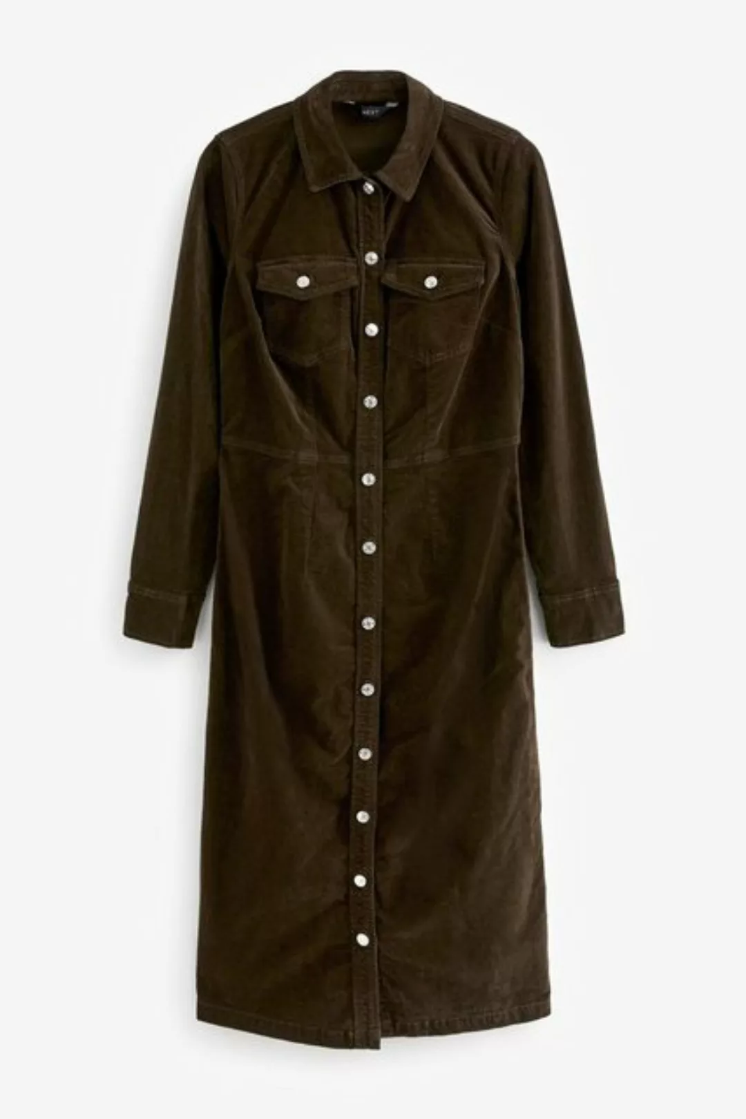 Next Samtkleid Hemdkleid aus Samtcord (1-tlg) günstig online kaufen