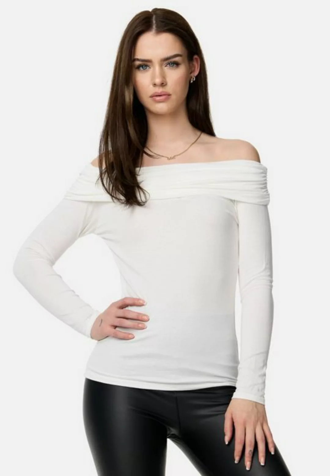Worldclassca Longsleeve Worldclassca Off Shoulder Longsleeve Basic Shirt Un günstig online kaufen