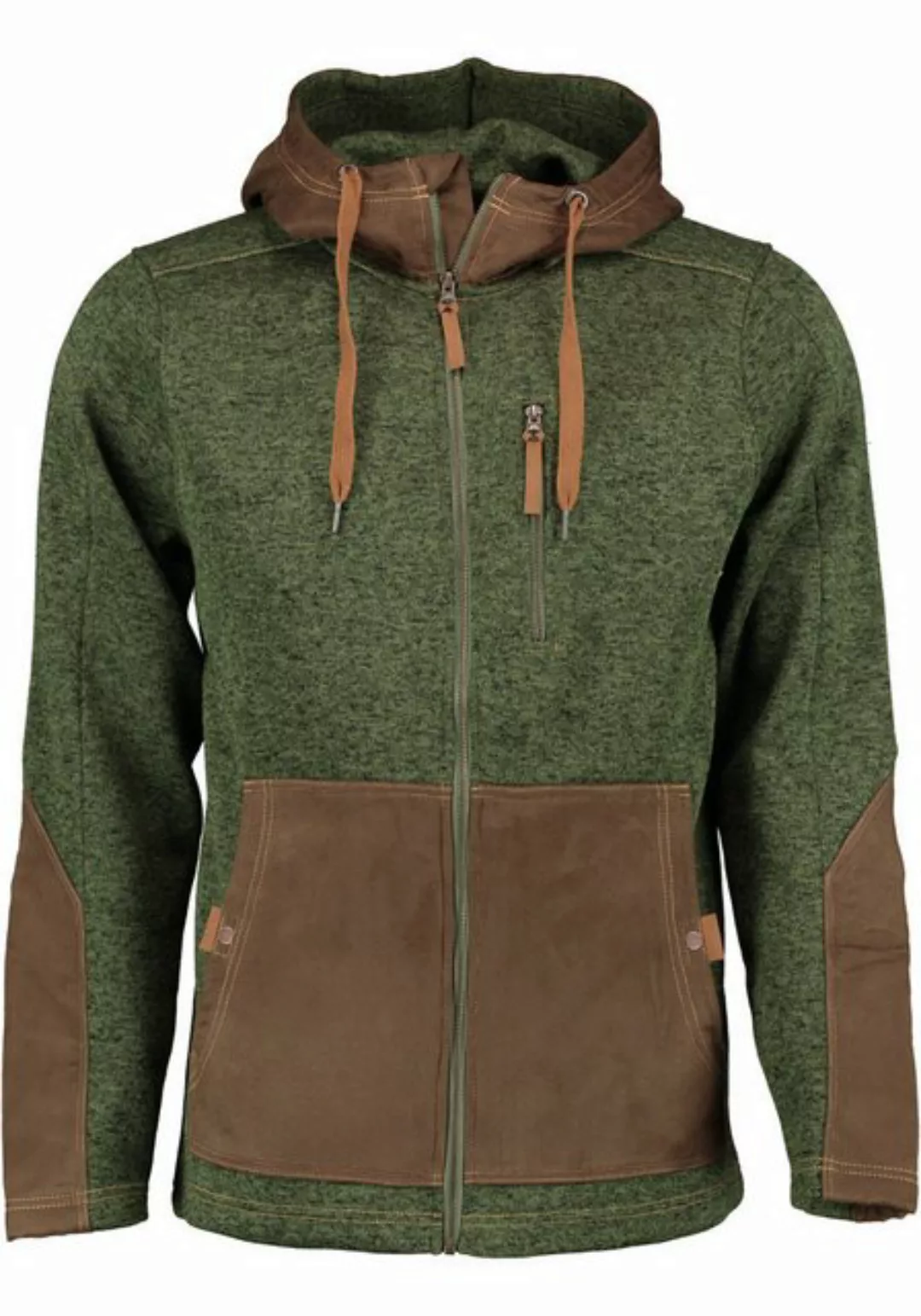 Tom Collins Strickfleecejacke Mumep Herren Outdoorjacke hochgeschlossen mit günstig online kaufen