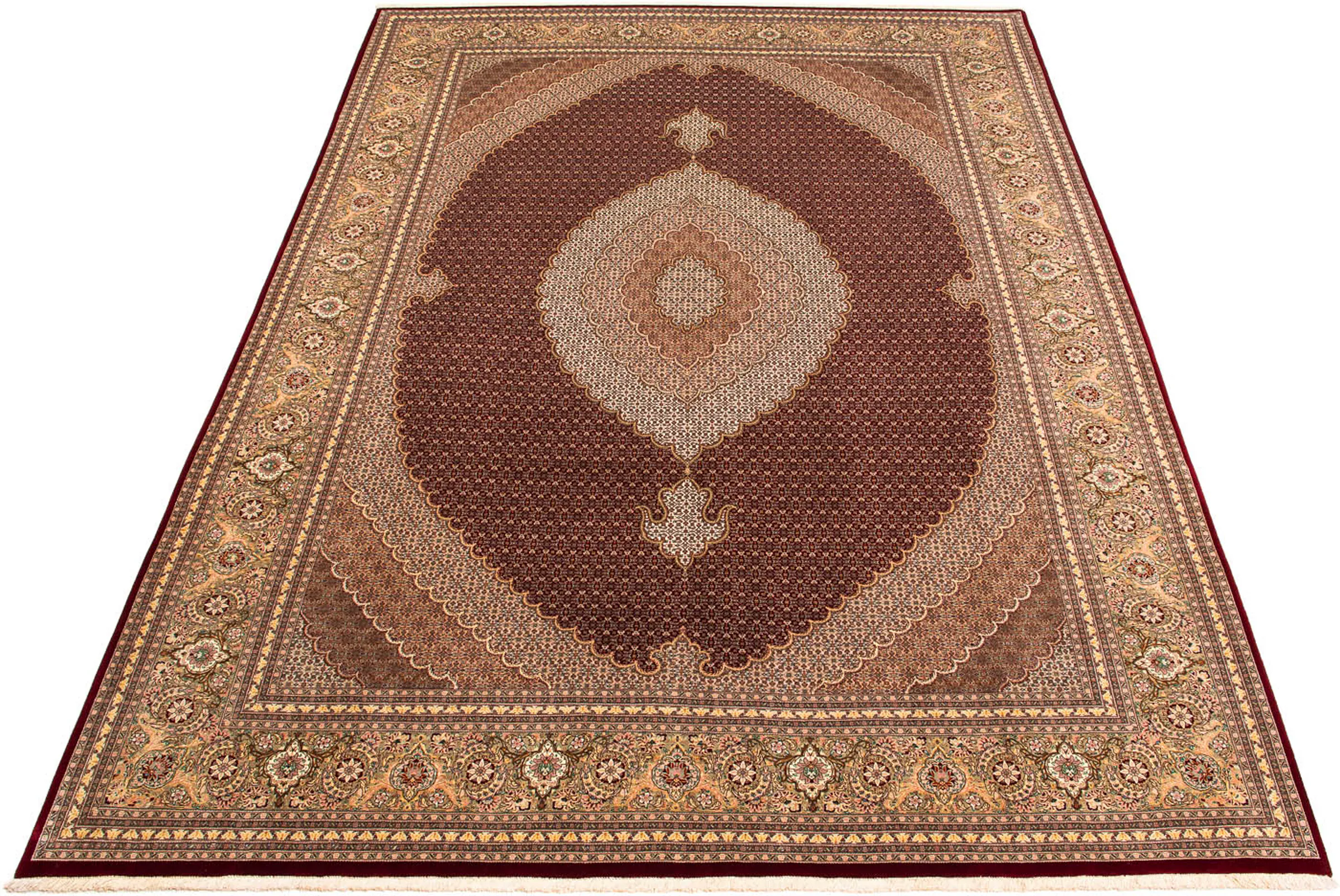 morgenland Orientteppich »Perser - Täbriz - 403 x 300 cm - dunkelrot«, rech günstig online kaufen