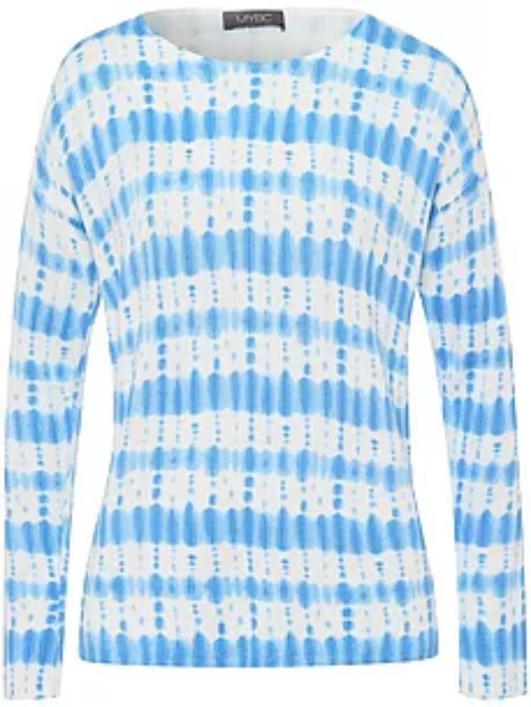 Rundhals-Pullover MYBC blau günstig online kaufen