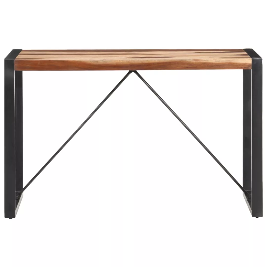 Esstisch 120x60x75 Cm Massivholz Mit Palisander-finish günstig online kaufen