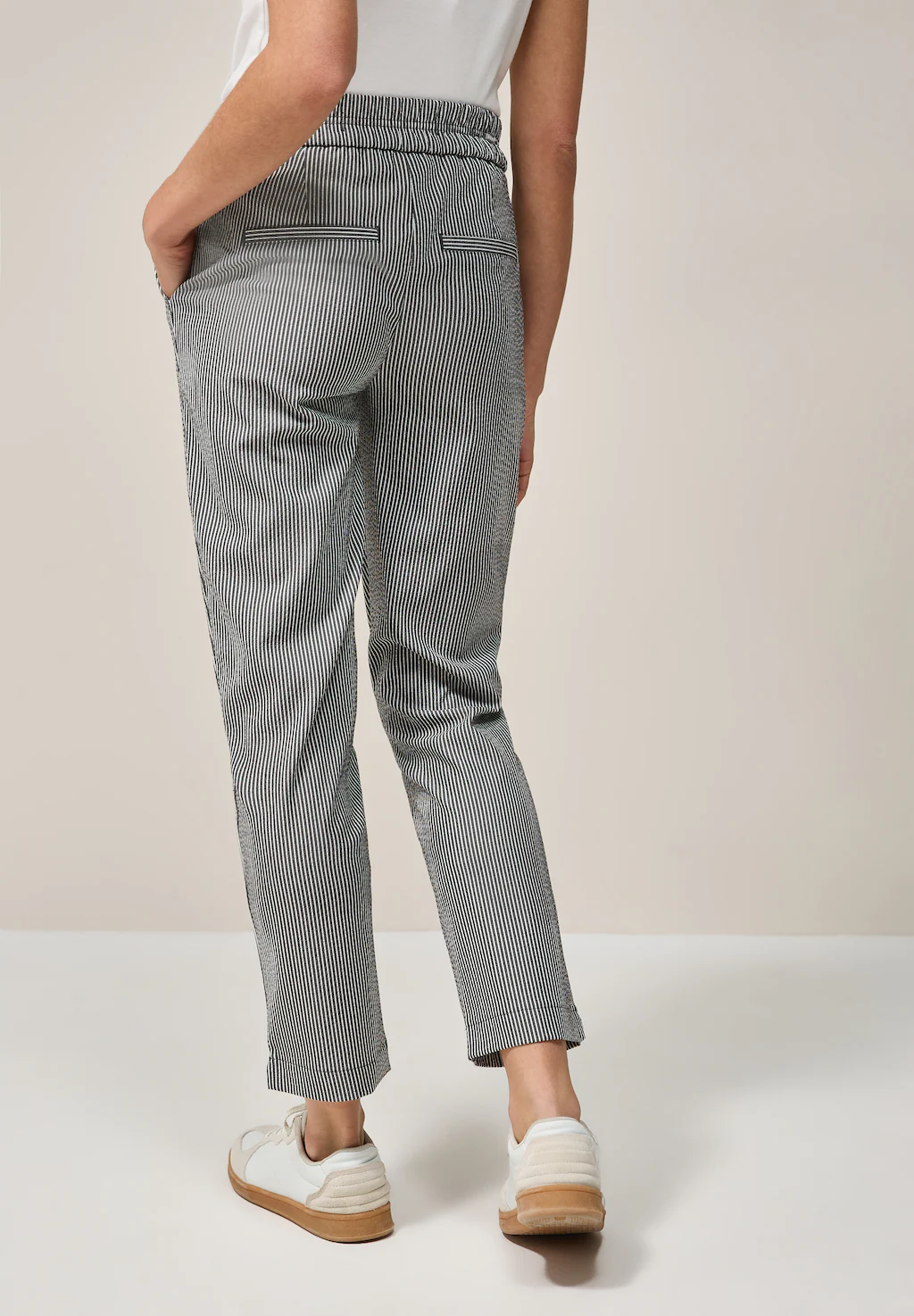 Cecil Stoffhose "Style Tracey", Sommerhose im Streifen-Look günstig online kaufen