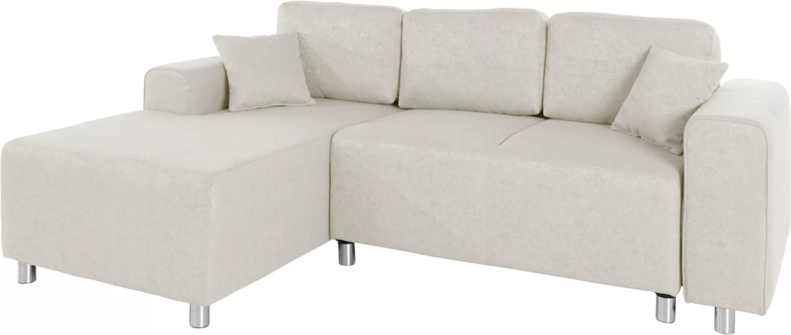 Home affaire Ecksofa »Györ«, L-Form, wahlweise mit Bettfunktion und Bettkas günstig online kaufen