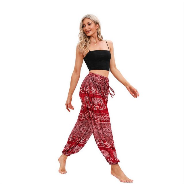 YRIIOMO Loungepants Frühling/Sommer, Übergröße, lockere Freizeithose günstig online kaufen