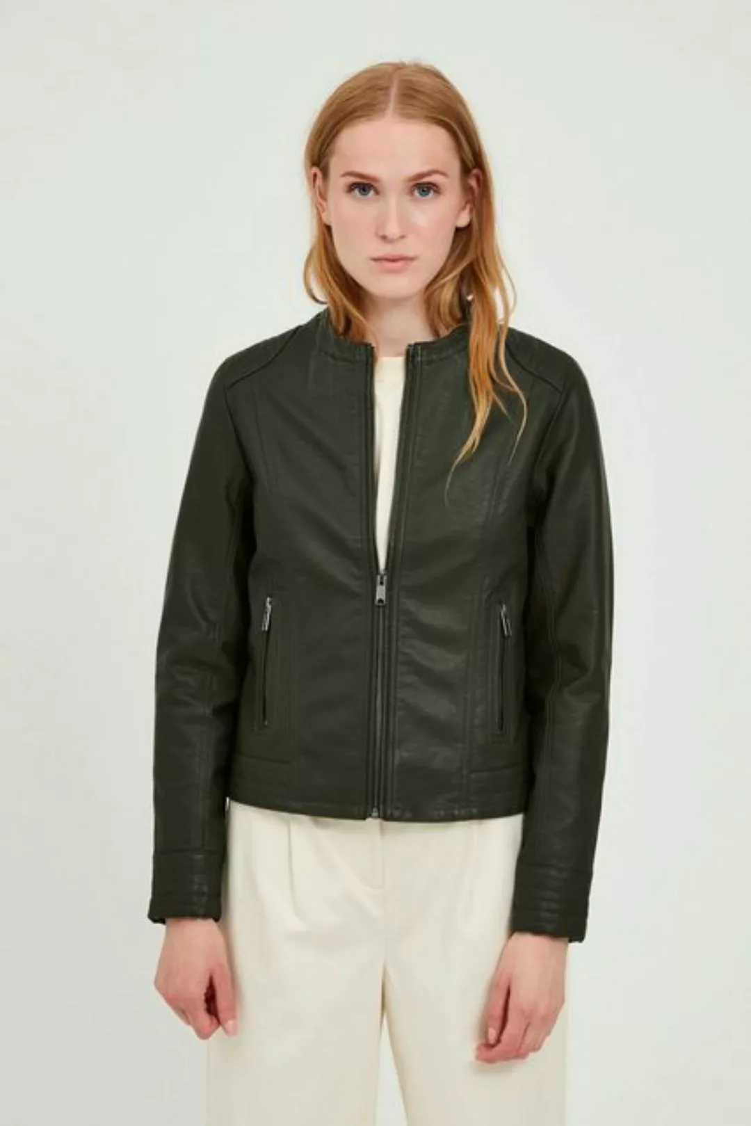 b.young Lederimitatjacke BYACOM JACKET - 20809396 Damen Kunstlederjacke günstig online kaufen